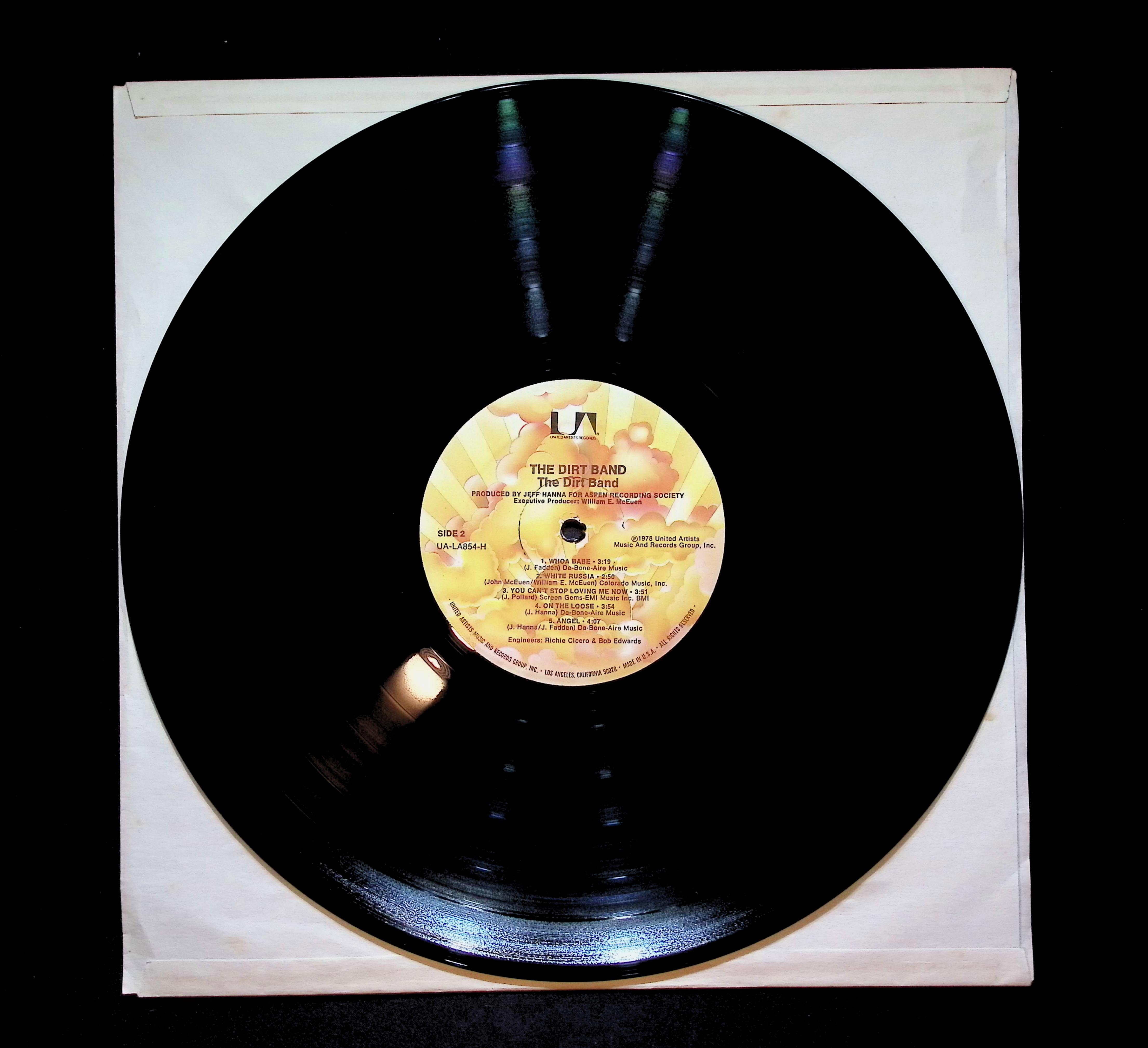 The Dirt Band The Dirt Band 12" LP 1978 UALA854-H Folk, World, & Country — image 3