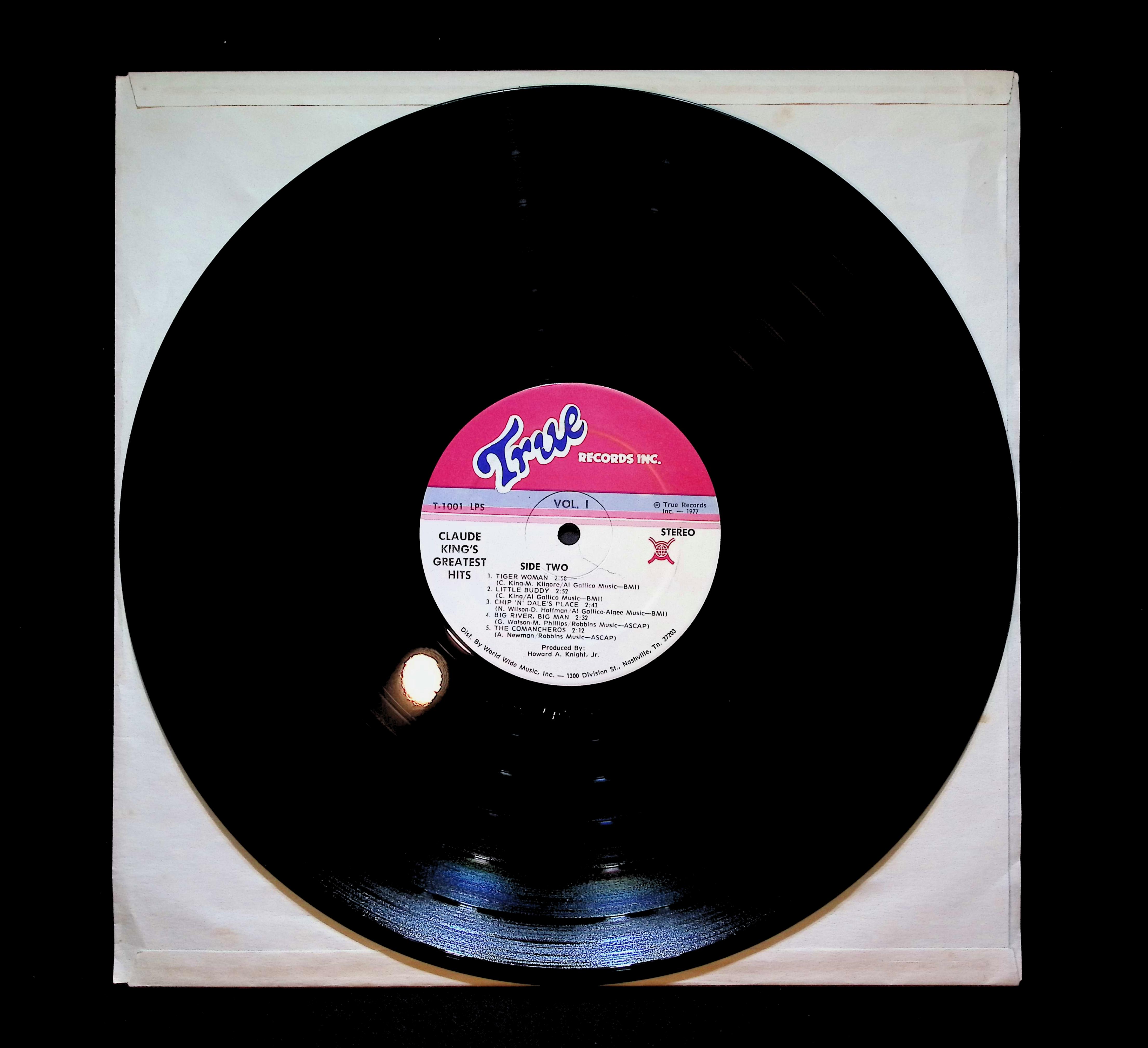 Claude King (2) Claude King's Greatest Hits 12" LP Unknown T 1001 LPS Folk, World, & Country — image 3