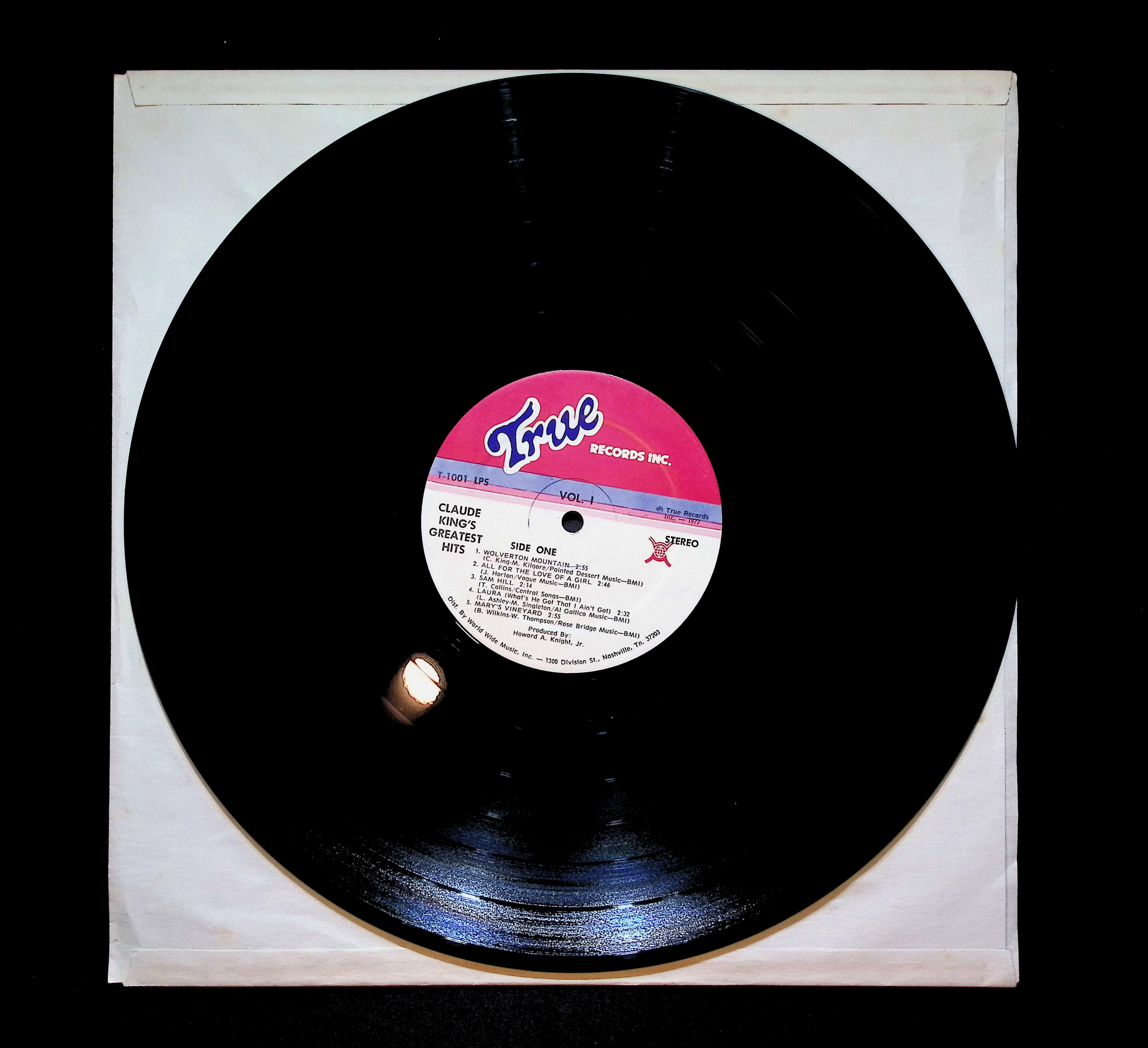 Claude King (2) Claude King's Greatest Hits 12" LP Unknown T 1001 LPS Folk, World, & Country — image 5