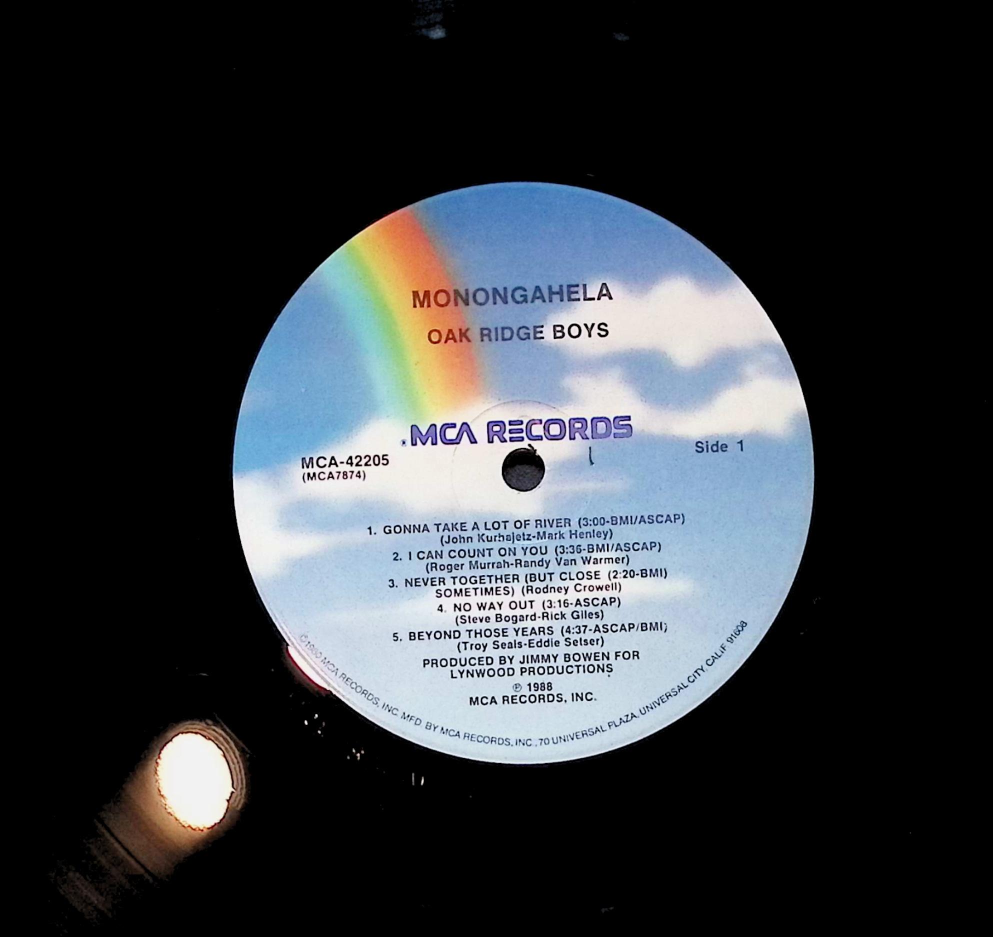 The Oak Ridge Boys Monongahela 12" LP 1988 MCA-42205 Folk, World, & Country — image 4