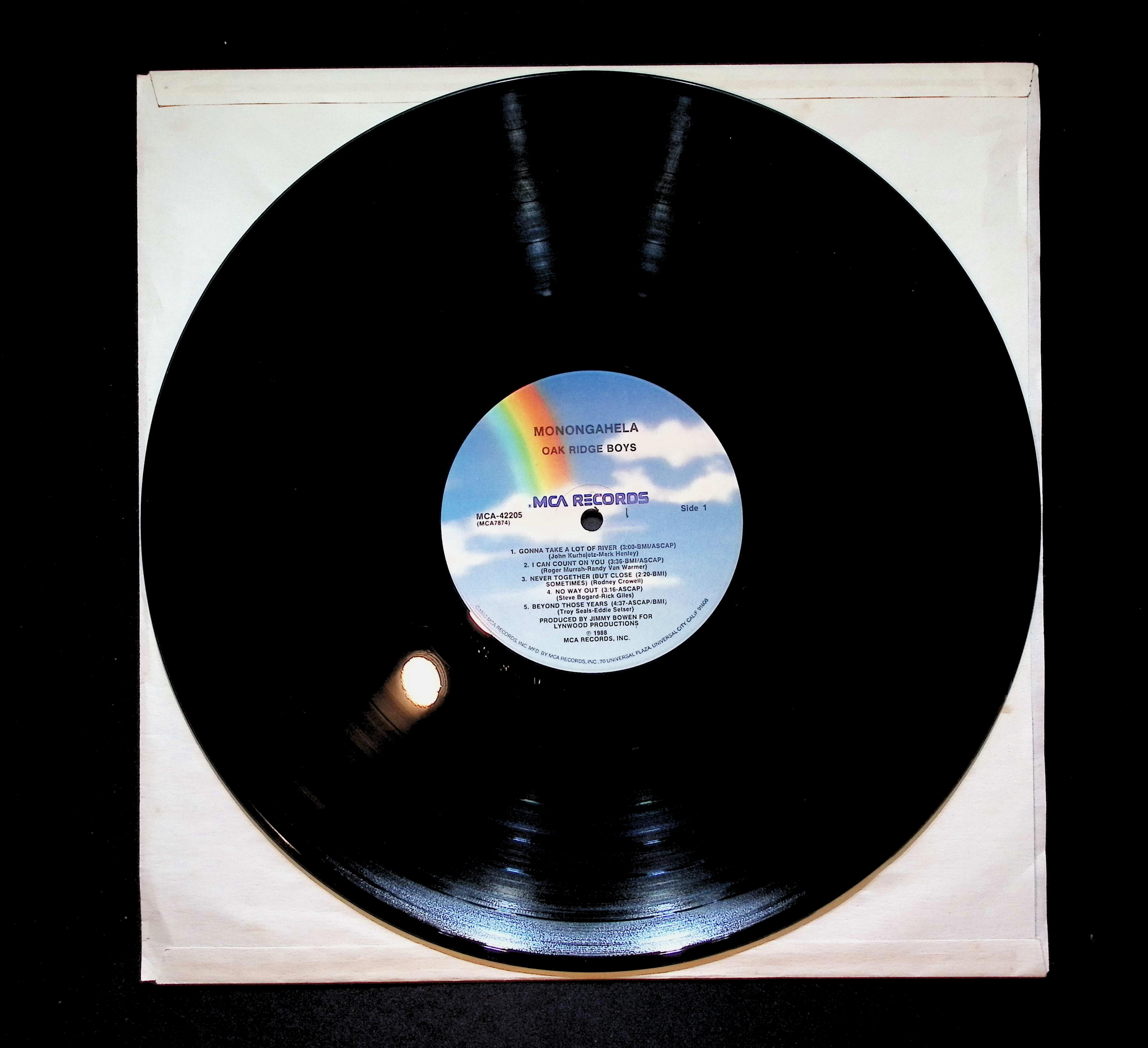 The Oak Ridge Boys Monongahela 12" LP 1988 MCA-42205 Folk, World, & Country — image 5