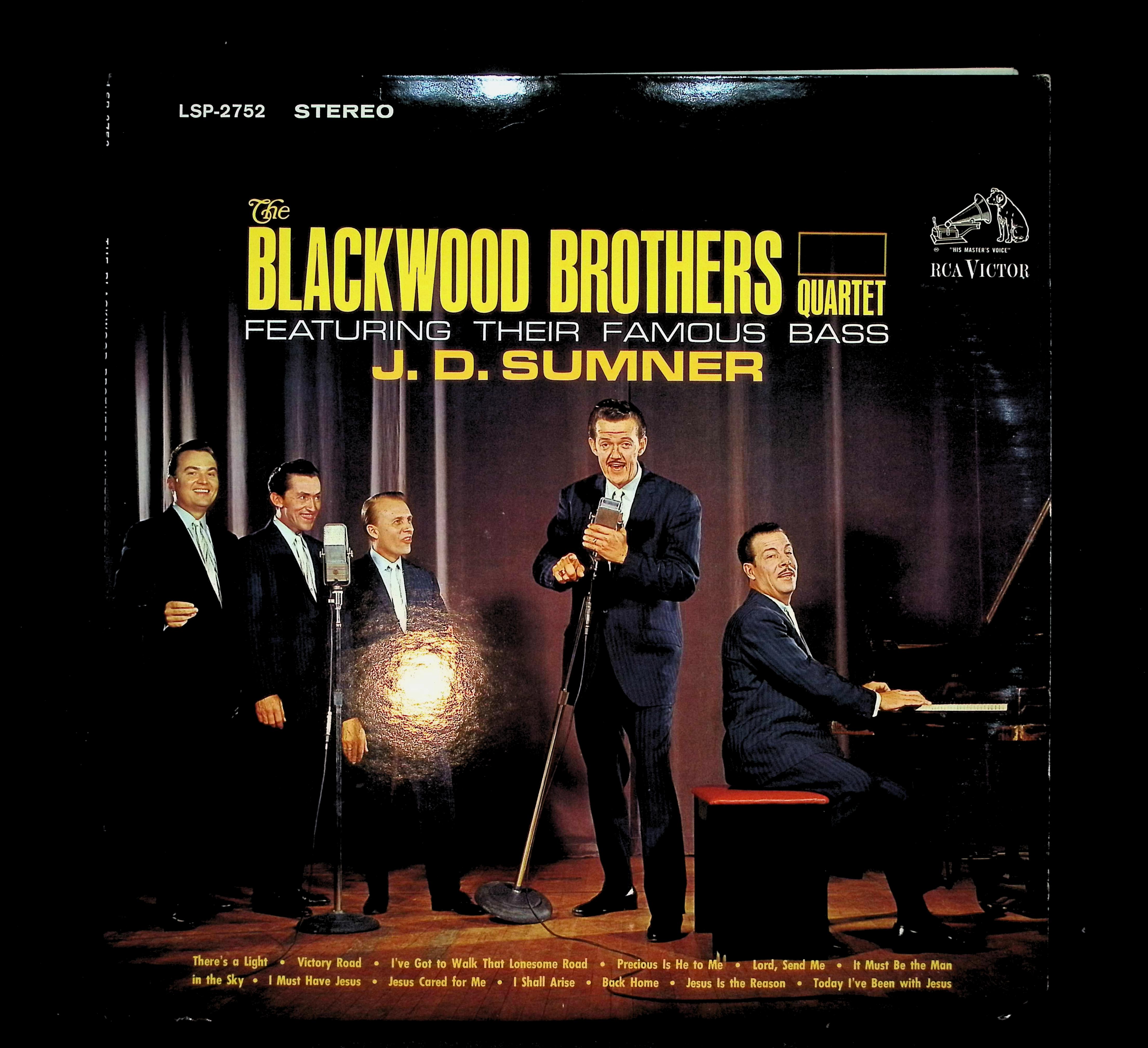The Blackwood Brothers Quartet The Blackwood Brothers Quartet 12" LP 1963 LSP-2752 Folk, World, & Country