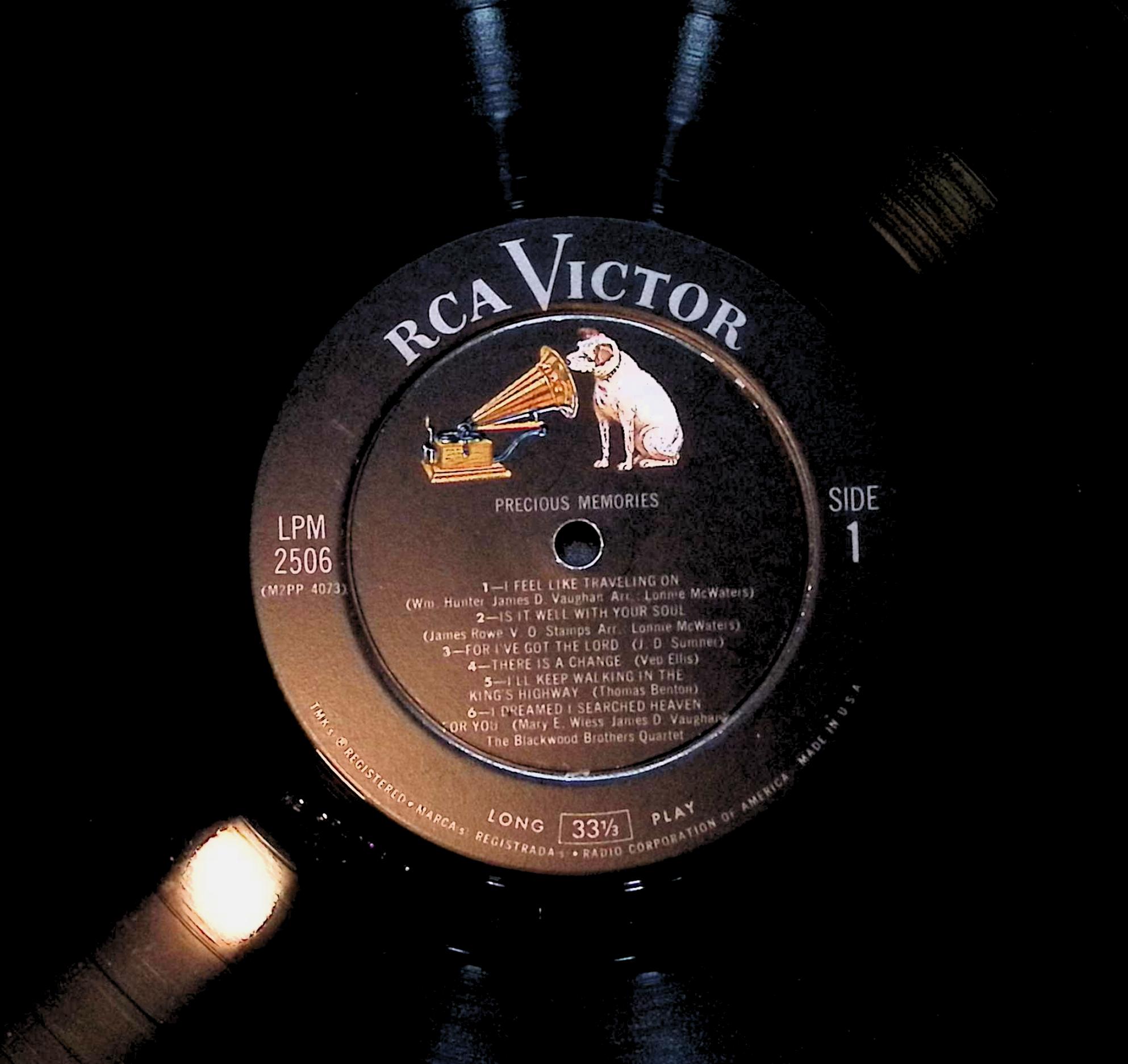The Blackwood Brothers Quartet Precious Memories 12" LP 1962 LPM 2506 Folk, World, & Country — image 4