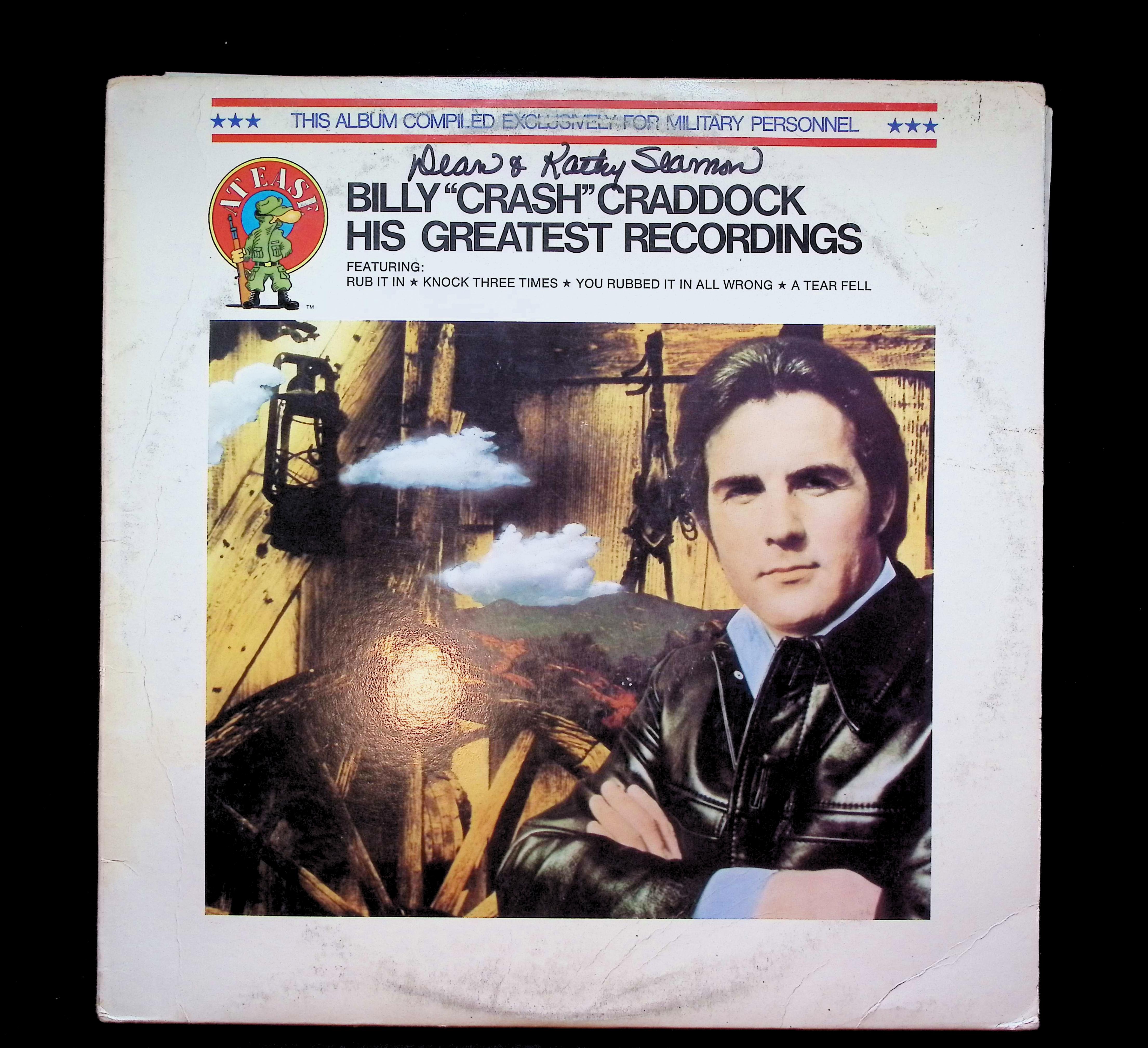 Billy 'Crash' Craddock His Greatest Recordings 12" LP 1978 MD 11112 Folk, World, & Country