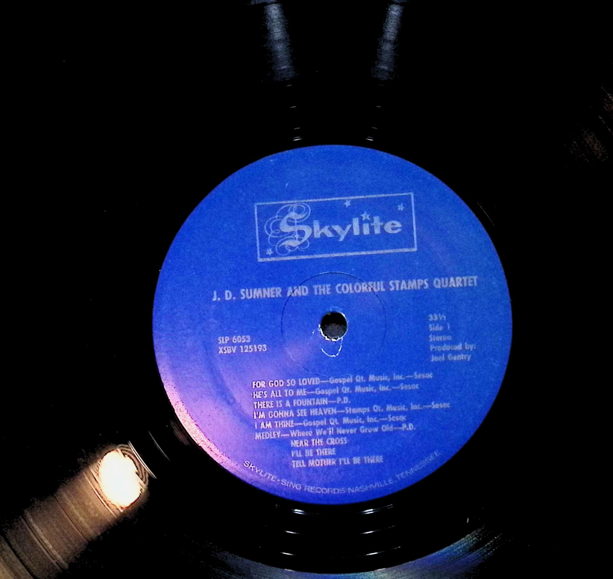 J.D. Sumner & The Stamps J. D. Sumner and the Colorful Stamps Quartet 12" LP 1967 6053 Folk, World, & Country — image 2