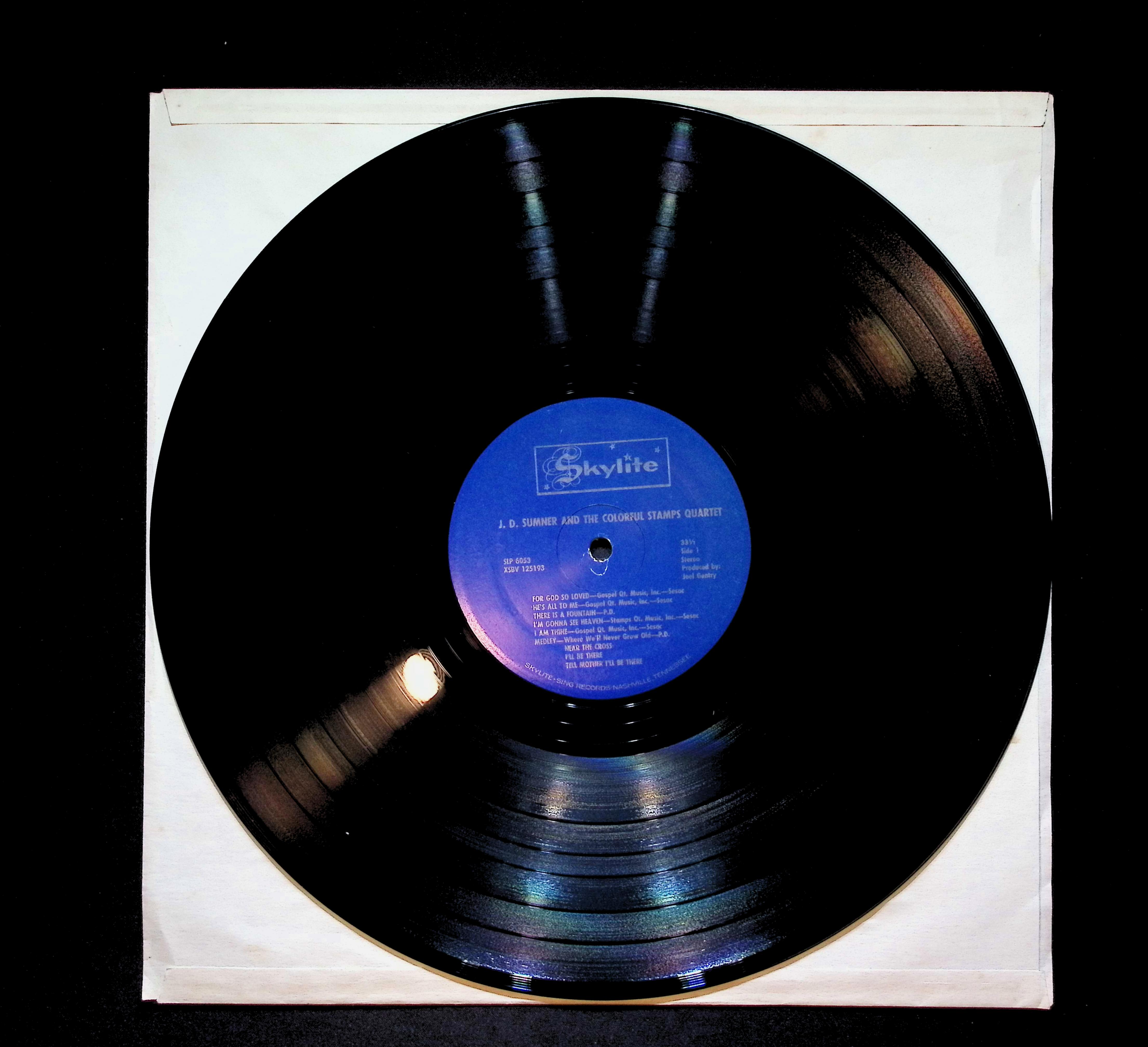 J.D. Sumner & The Stamps J. D. Sumner and the Colorful Stamps Quartet 12" LP 1967 6053 Folk, World, & Country — image 3