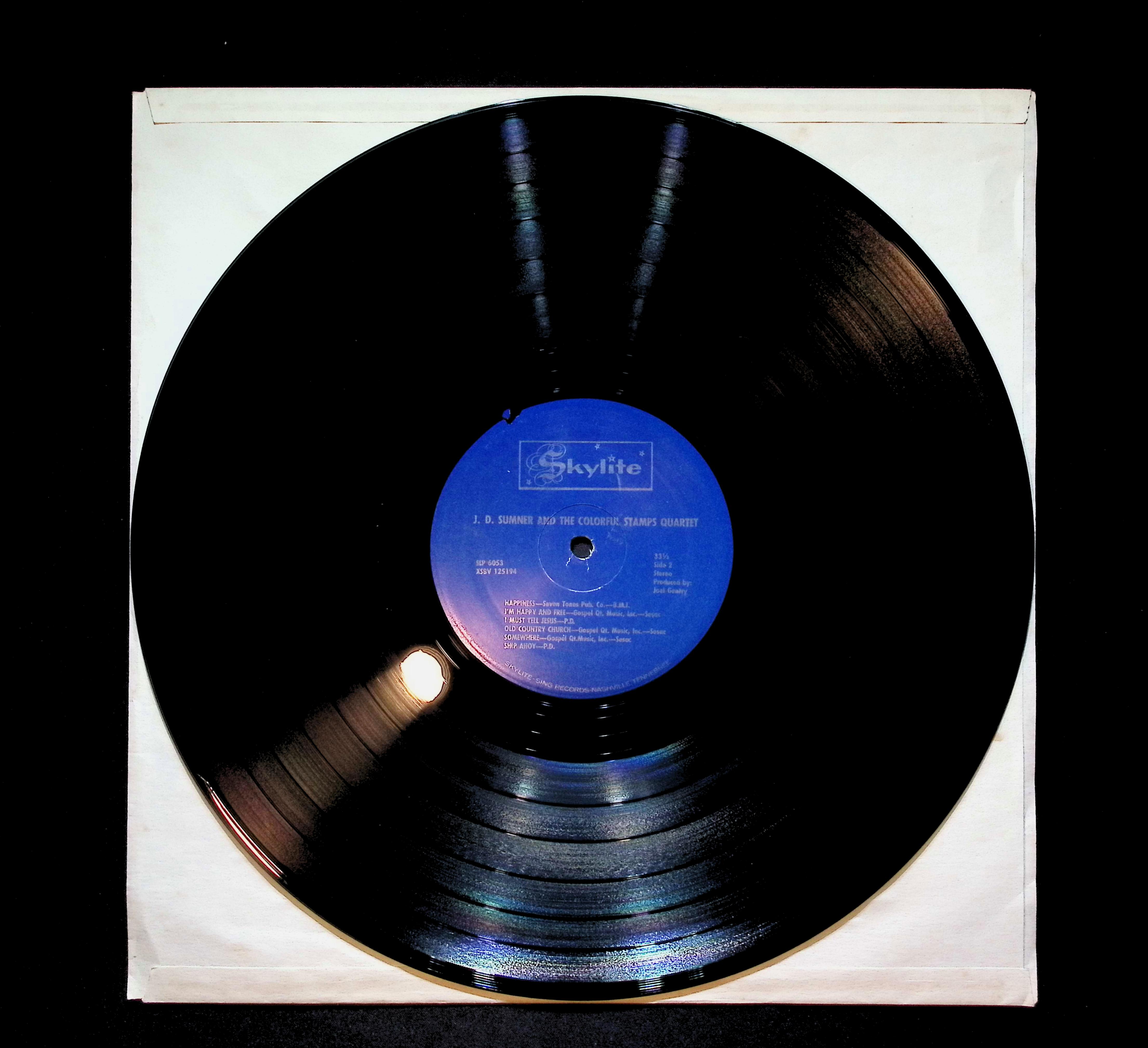 J.D. Sumner & The Stamps J. D. Sumner and the Colorful Stamps Quartet 12" LP 1967 6053 Folk, World, & Country — image 5