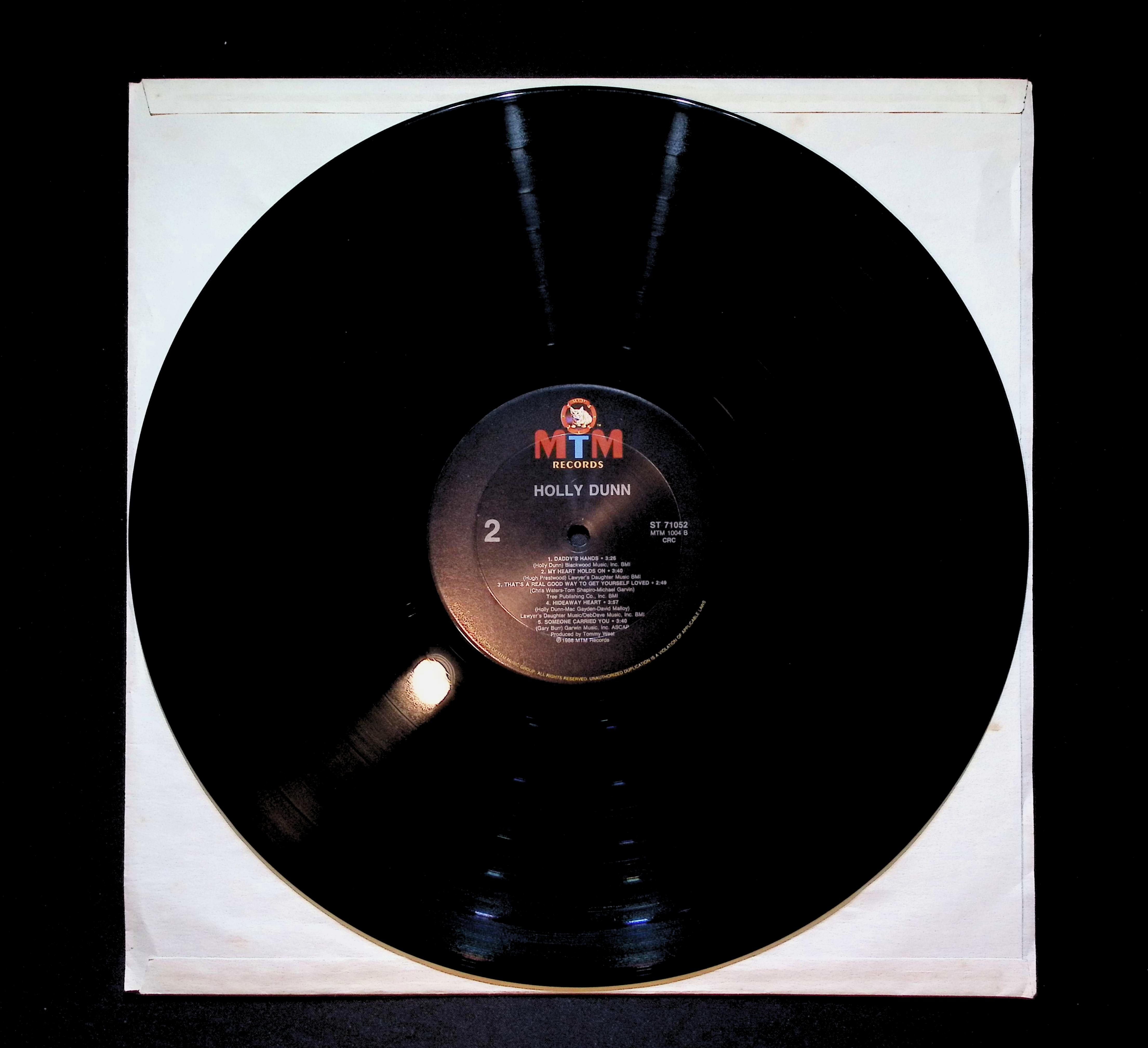 Holly Dunn Holly Dunn 12" LP 1986 ST-71052 Folk, World, & Country — image 3