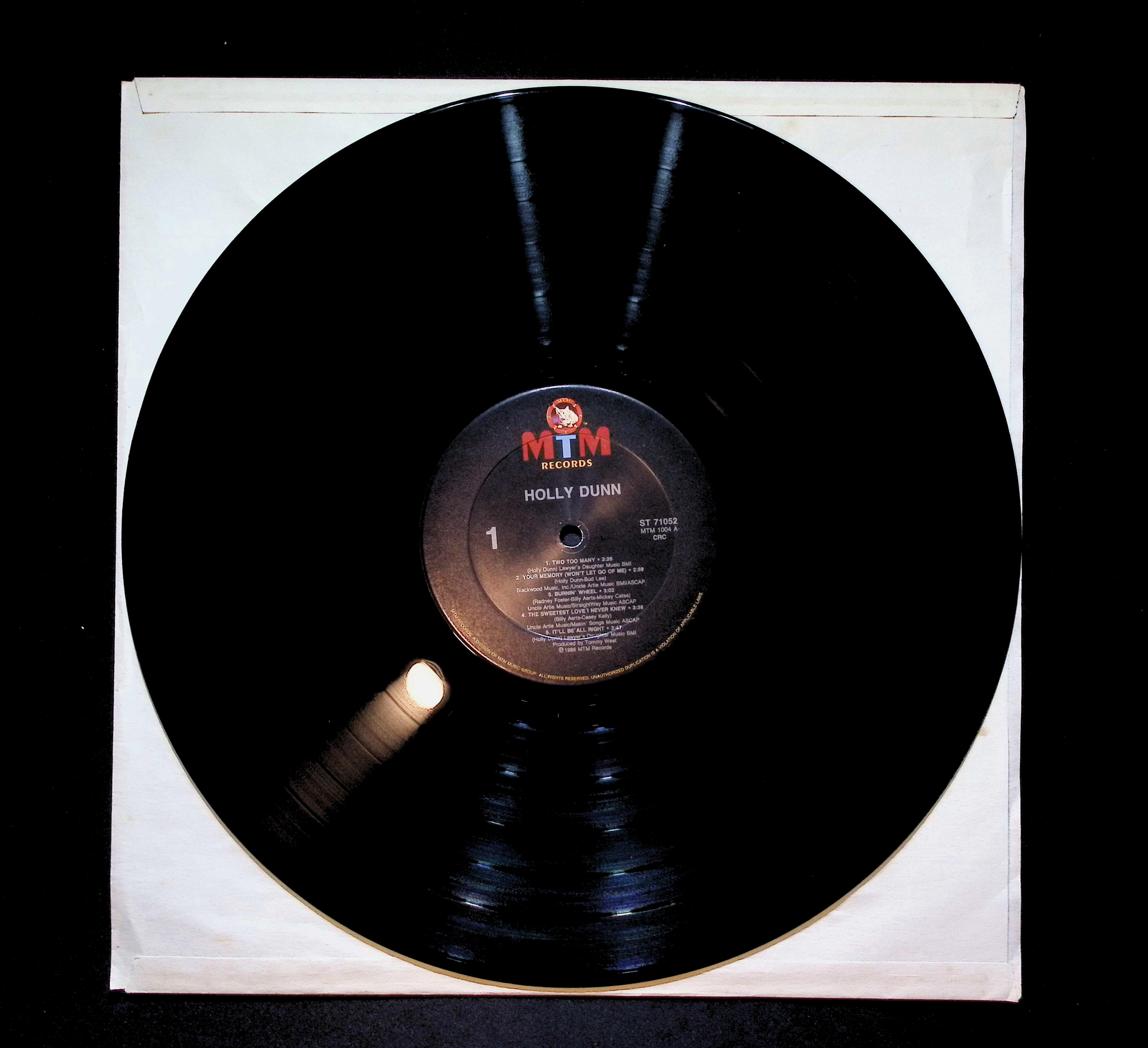 Holly Dunn Holly Dunn 12" LP 1986 ST-71052 Folk, World, & Country — image 5