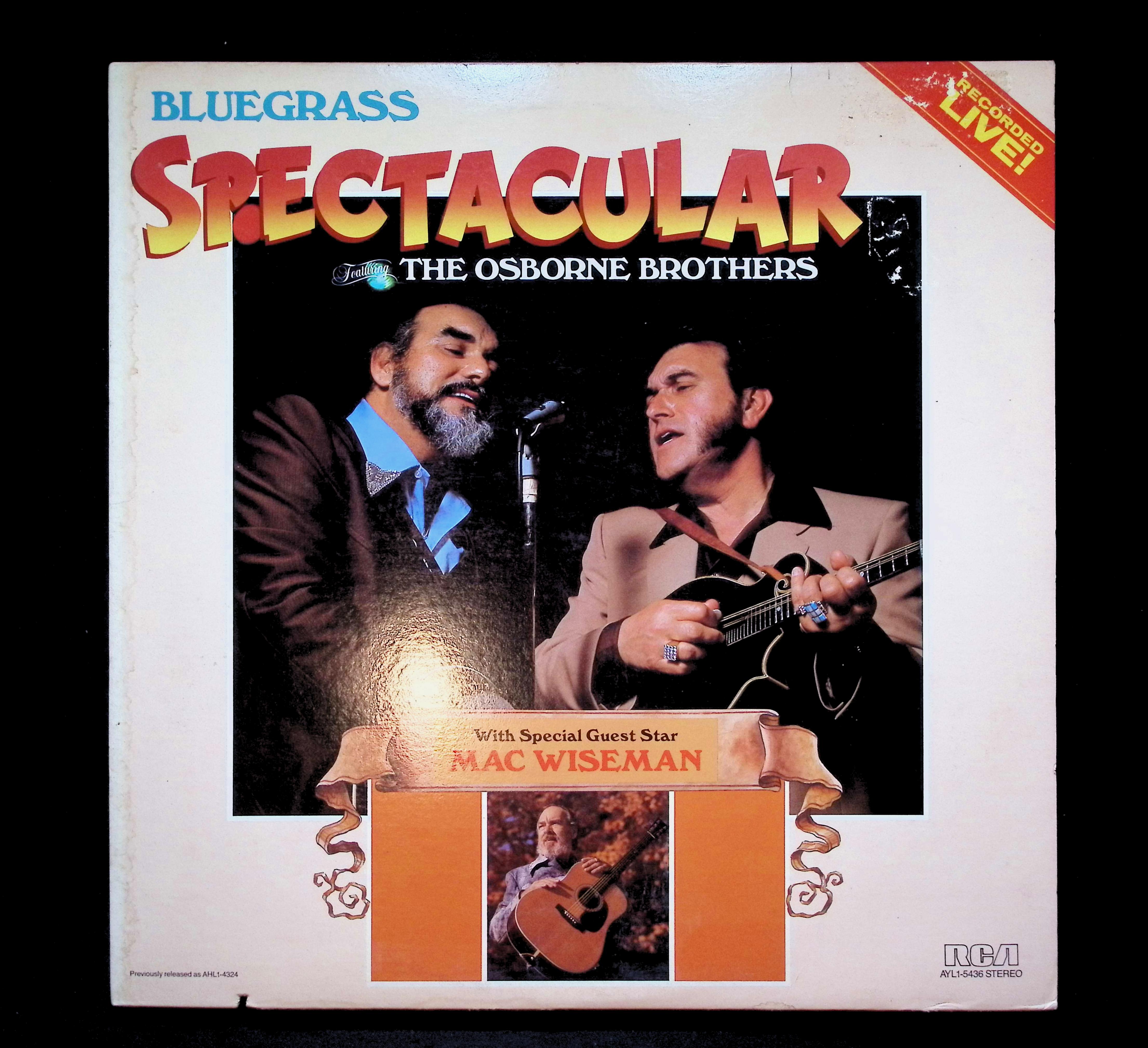 The Osborne Brothers Bluegrass Spectacular 12" LP 0 RCA Victor