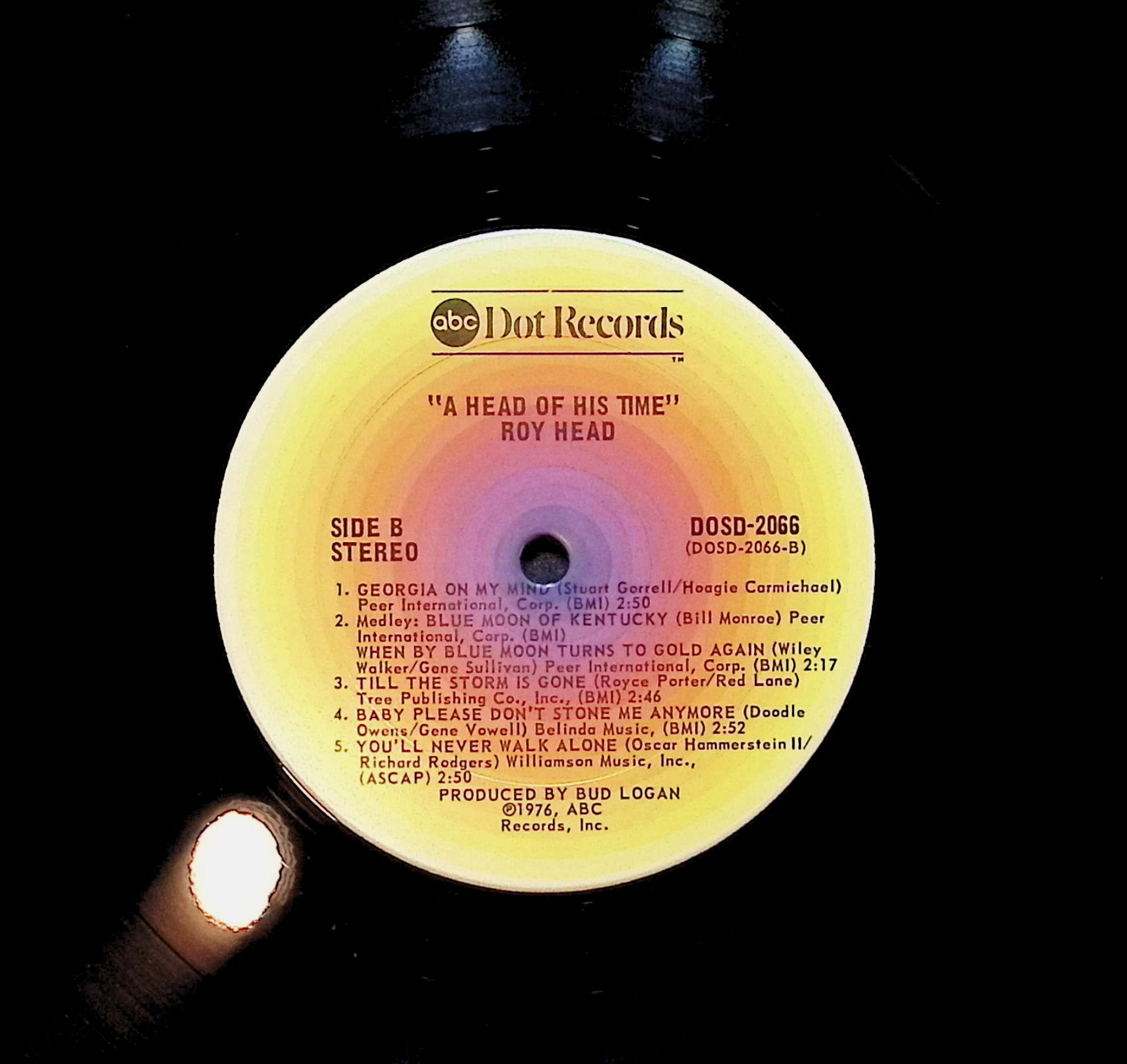 Roy Head A Head Of His Time 12" LP 1976 DOSD-2066 Rock — image 2