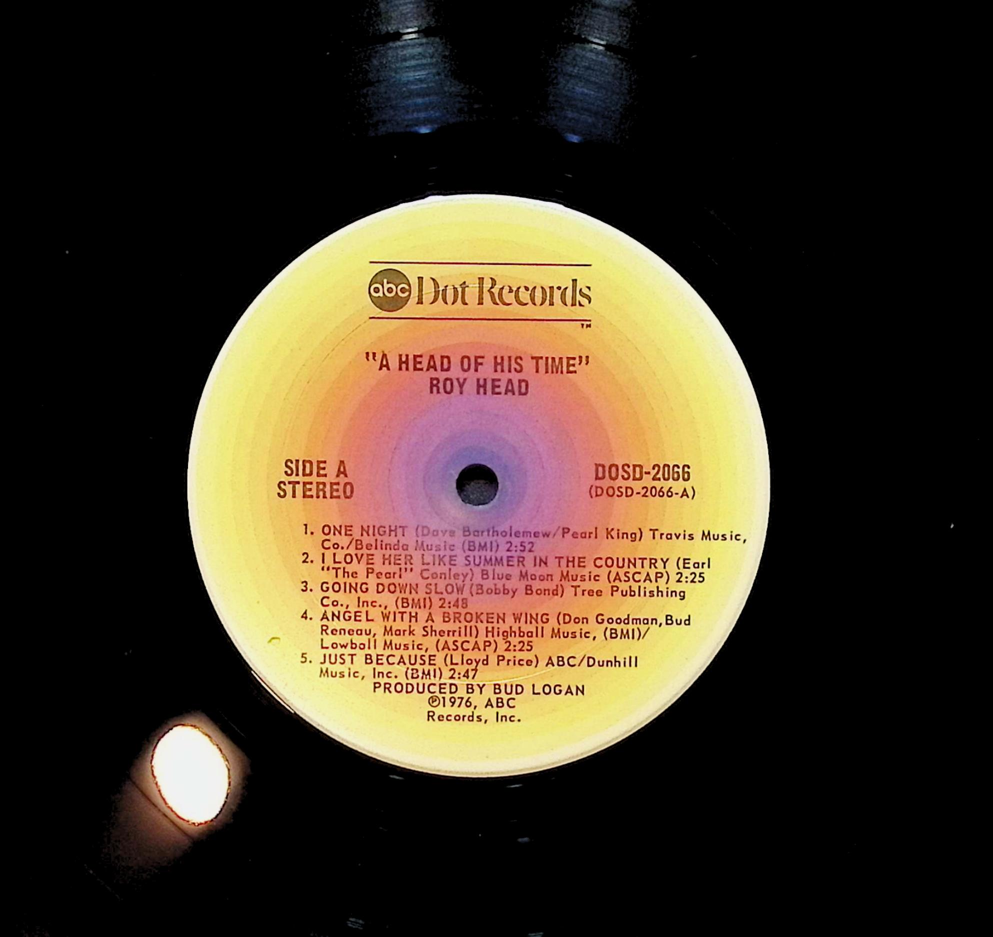 Roy Head A Head Of His Time 12" LP 1976 DOSD-2066 Rock — image 4