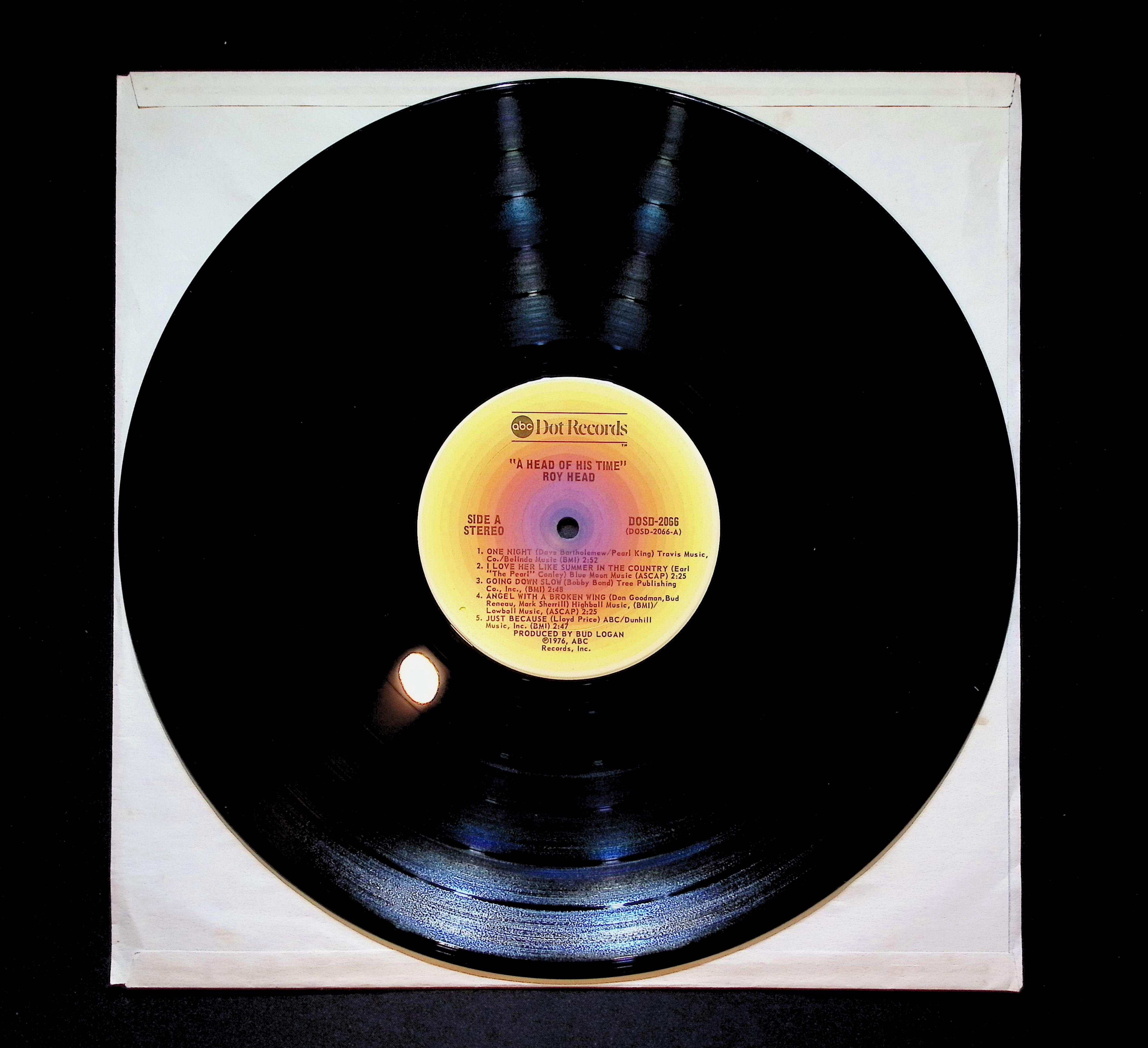 Roy Head A Head Of His Time 12" LP 1976 DOSD-2066 Rock — image 5