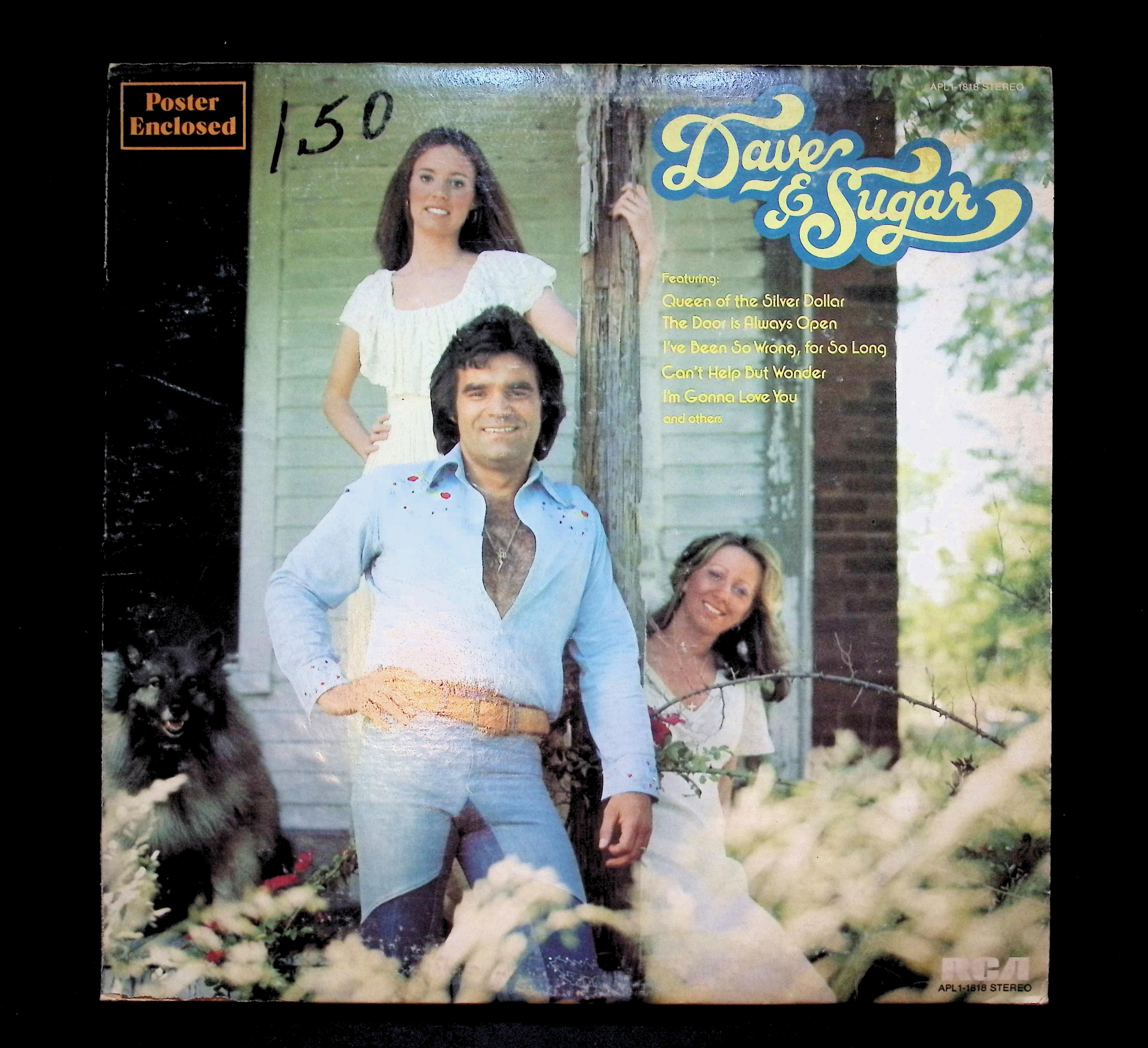 Dave And Sugar Dave & Sugar 12" LP 1976 APL1-1818 Folk, World, & Country