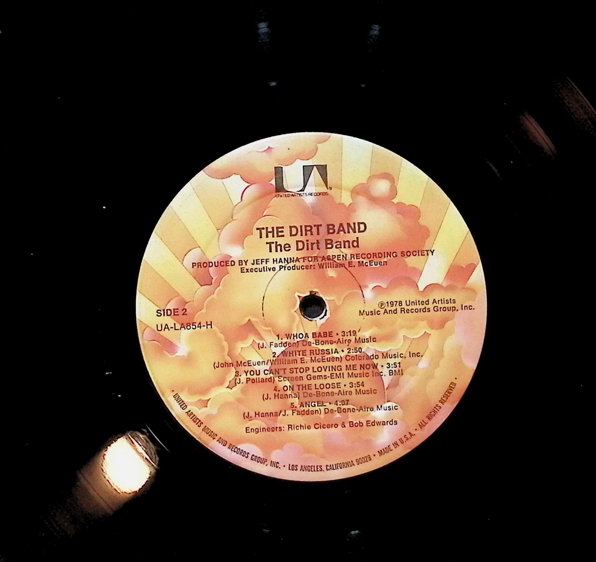 The Dirt Band The Dirt Band 12" LP 1978 UALA854-H Folk, World, & Country — image 2