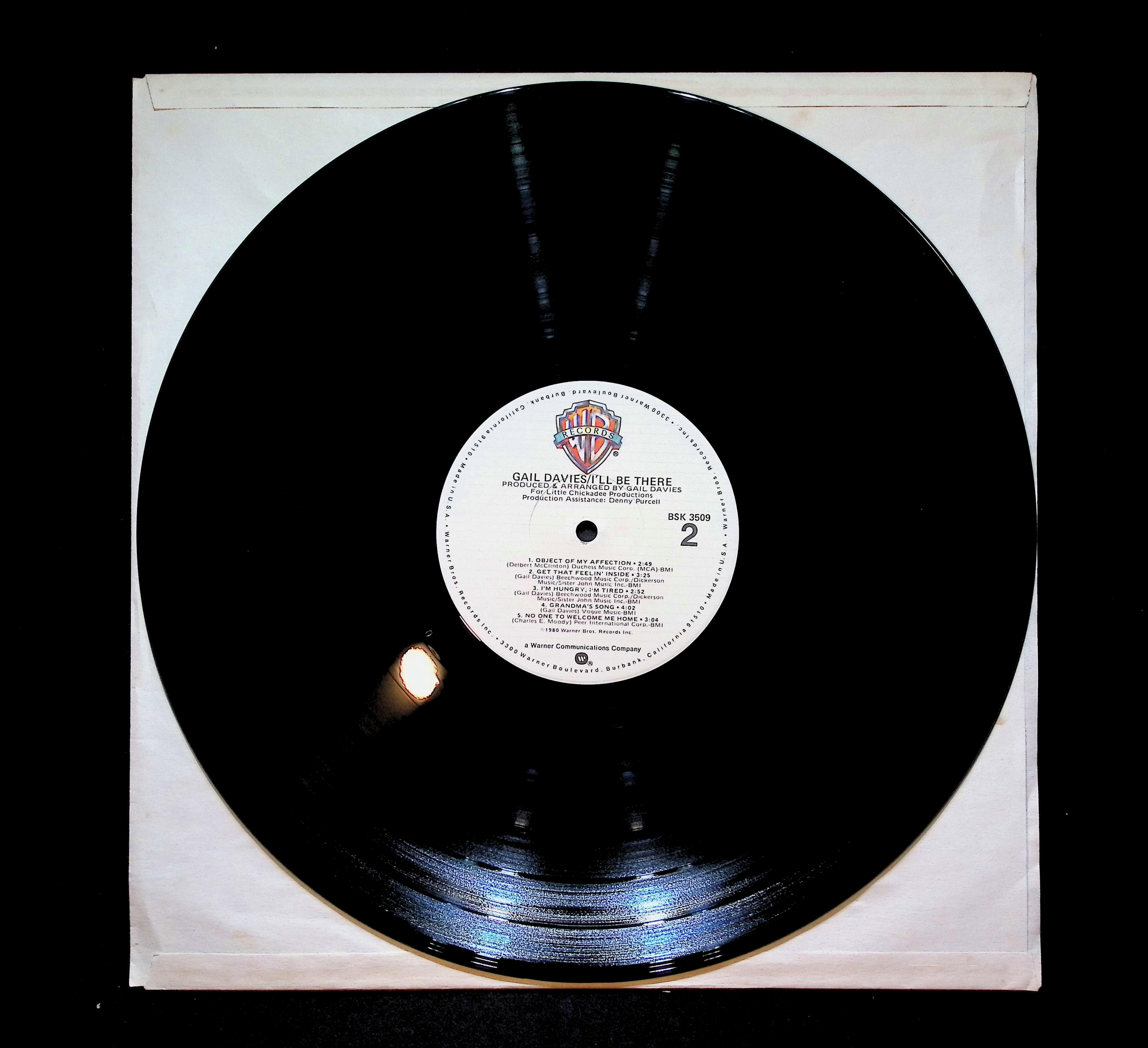 Gail Davies I'll Be There 12" LP 1980 BSK 3509 Folk, World, & Country — image 5