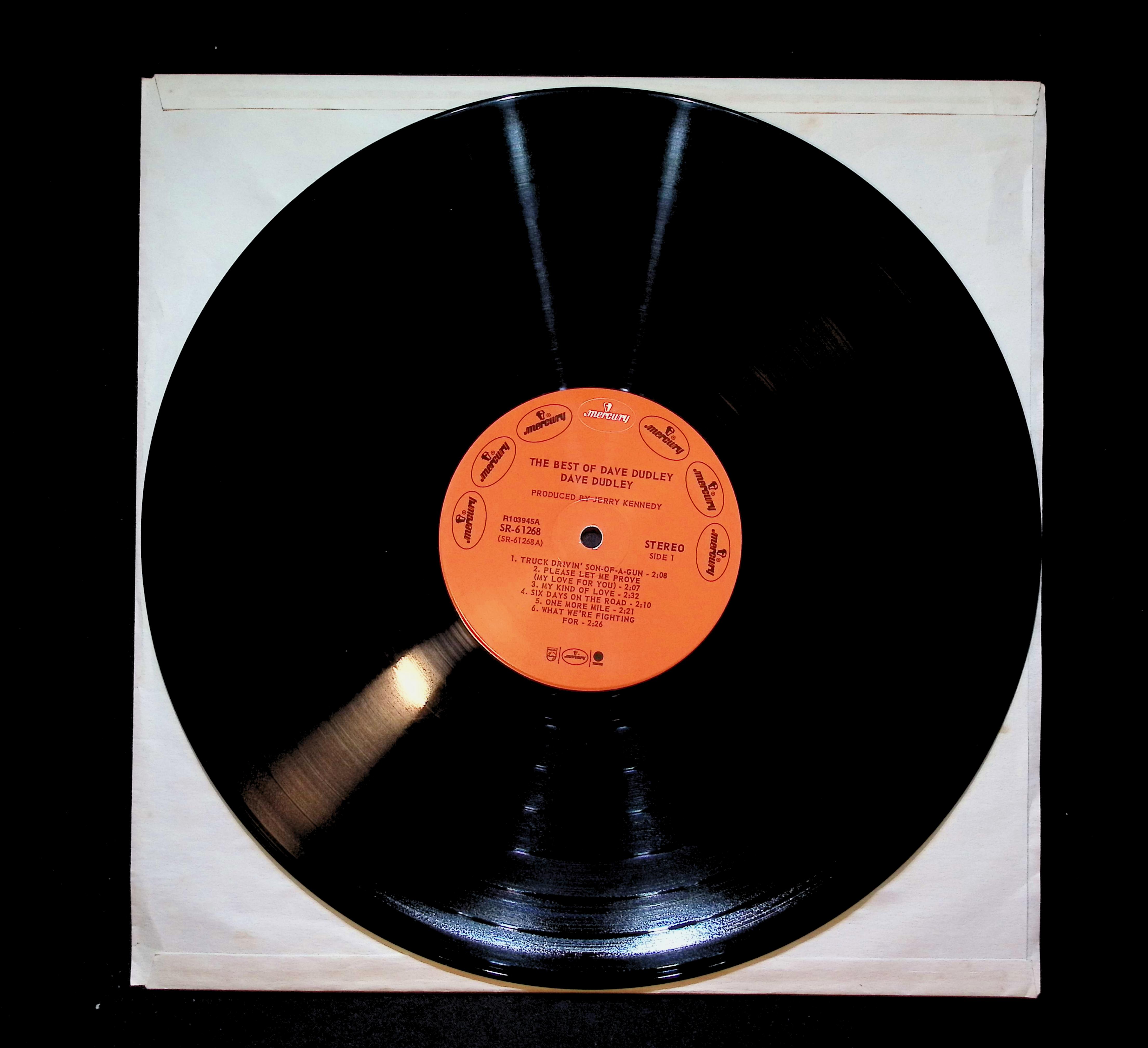 Dave Dudley The Best Of Dave Dudley 12" LP Unknown Era SR 61268 Folk, World, & Country — image 5