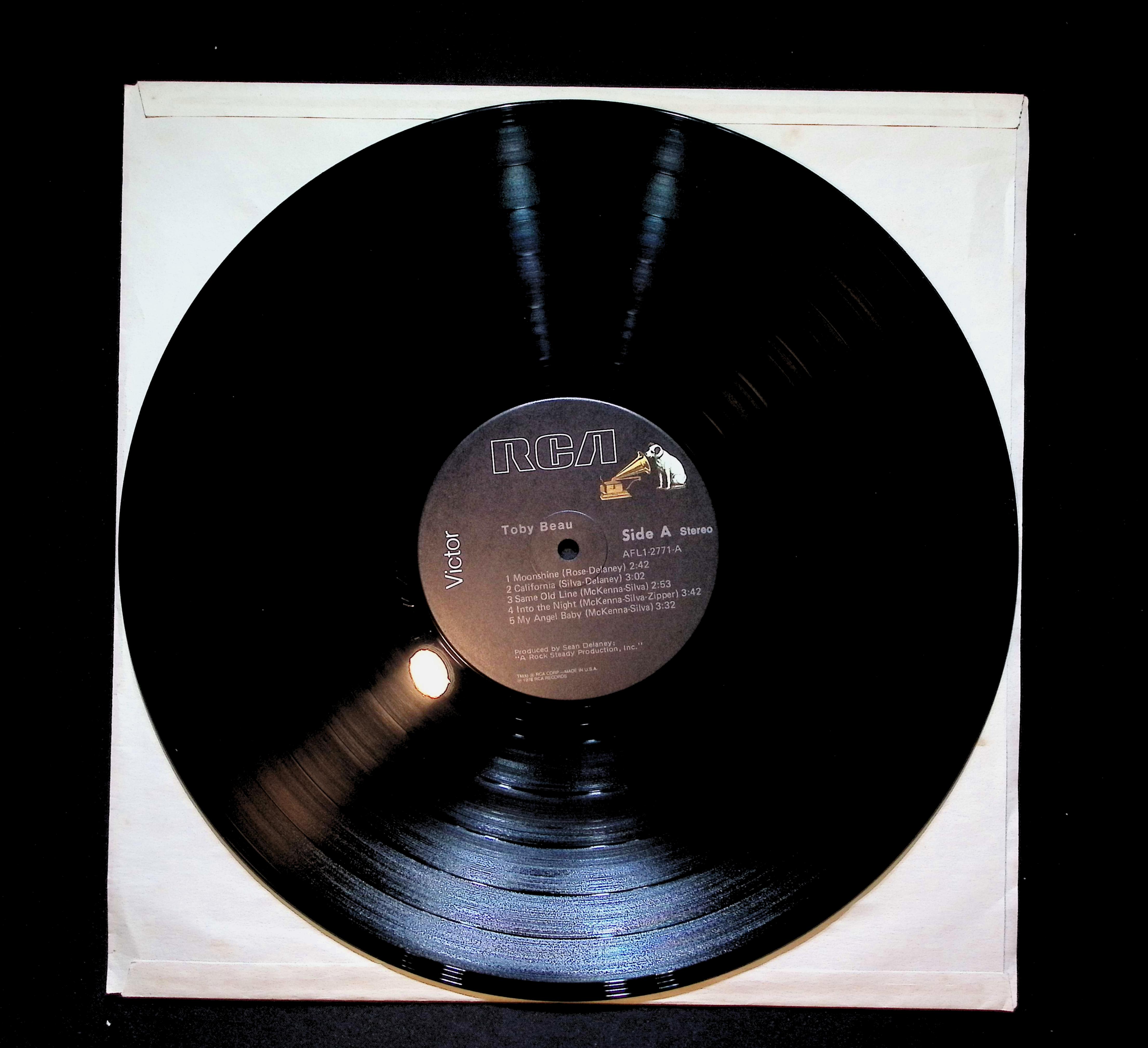 Toby Beau Toby Beau 12" LP 1978 AFL1-2771 Rock — image 3