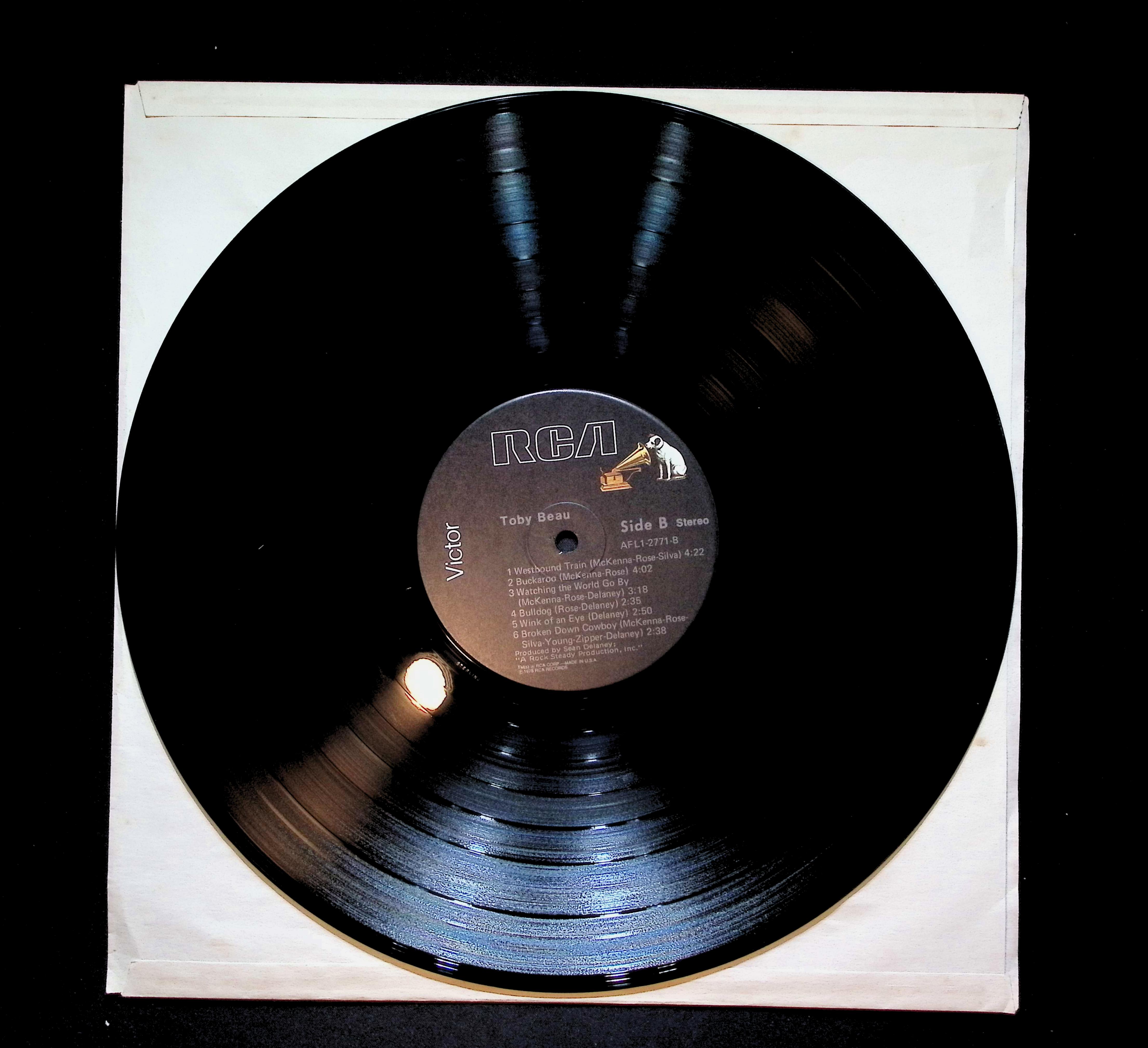 Toby Beau Toby Beau 12" LP 1978 AFL1-2771 Rock — image 5
