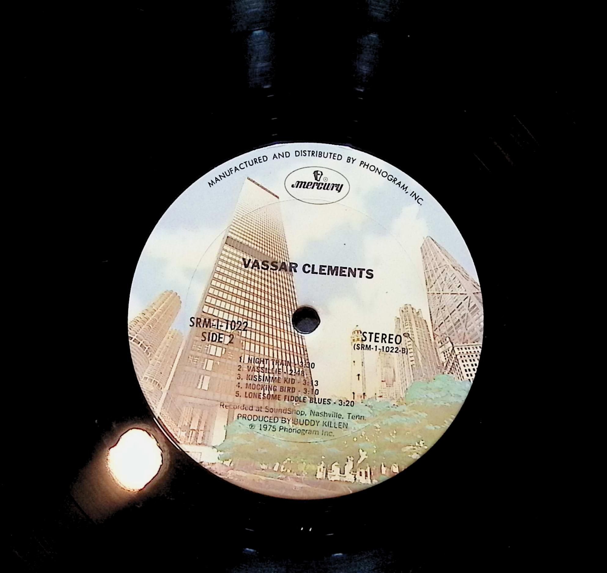 Vassar Clements Vassar Clements 12" LP 1975 SRM-1-1022 Folk, World, & Country — image 2