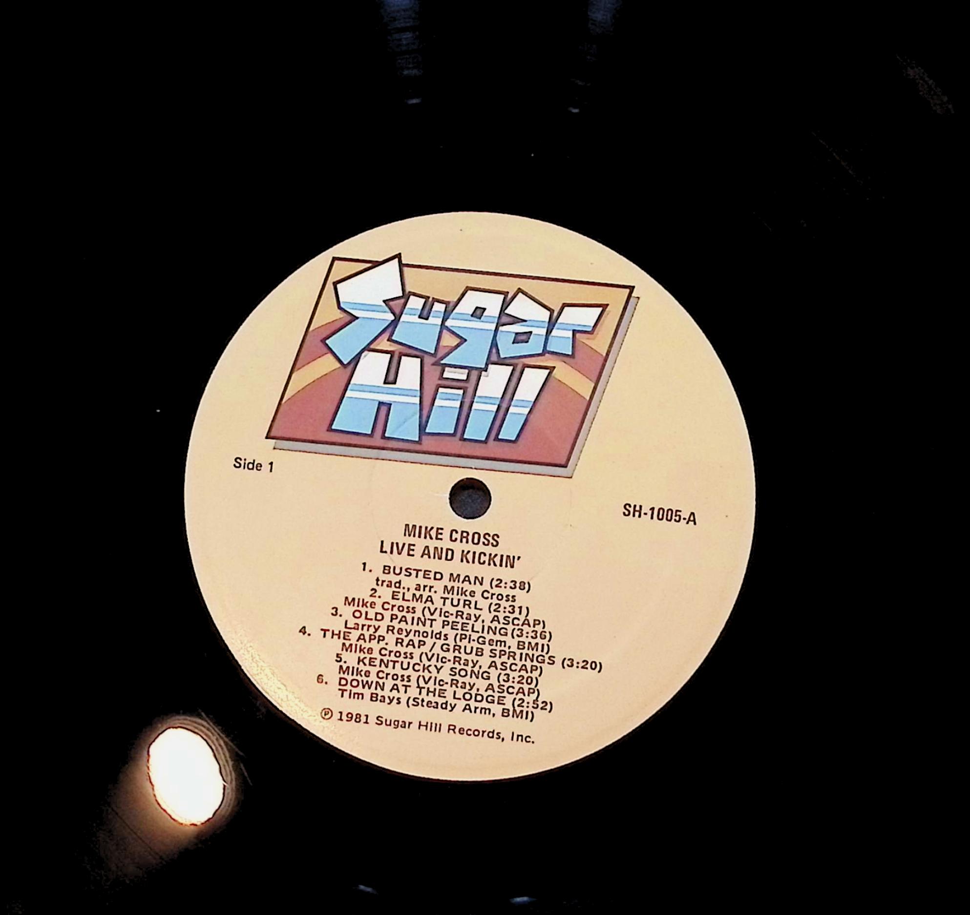 Mike Cross (4) Live & Kickin' 12" LP 1981 SH 1005 Folk, World, & Country — image 2