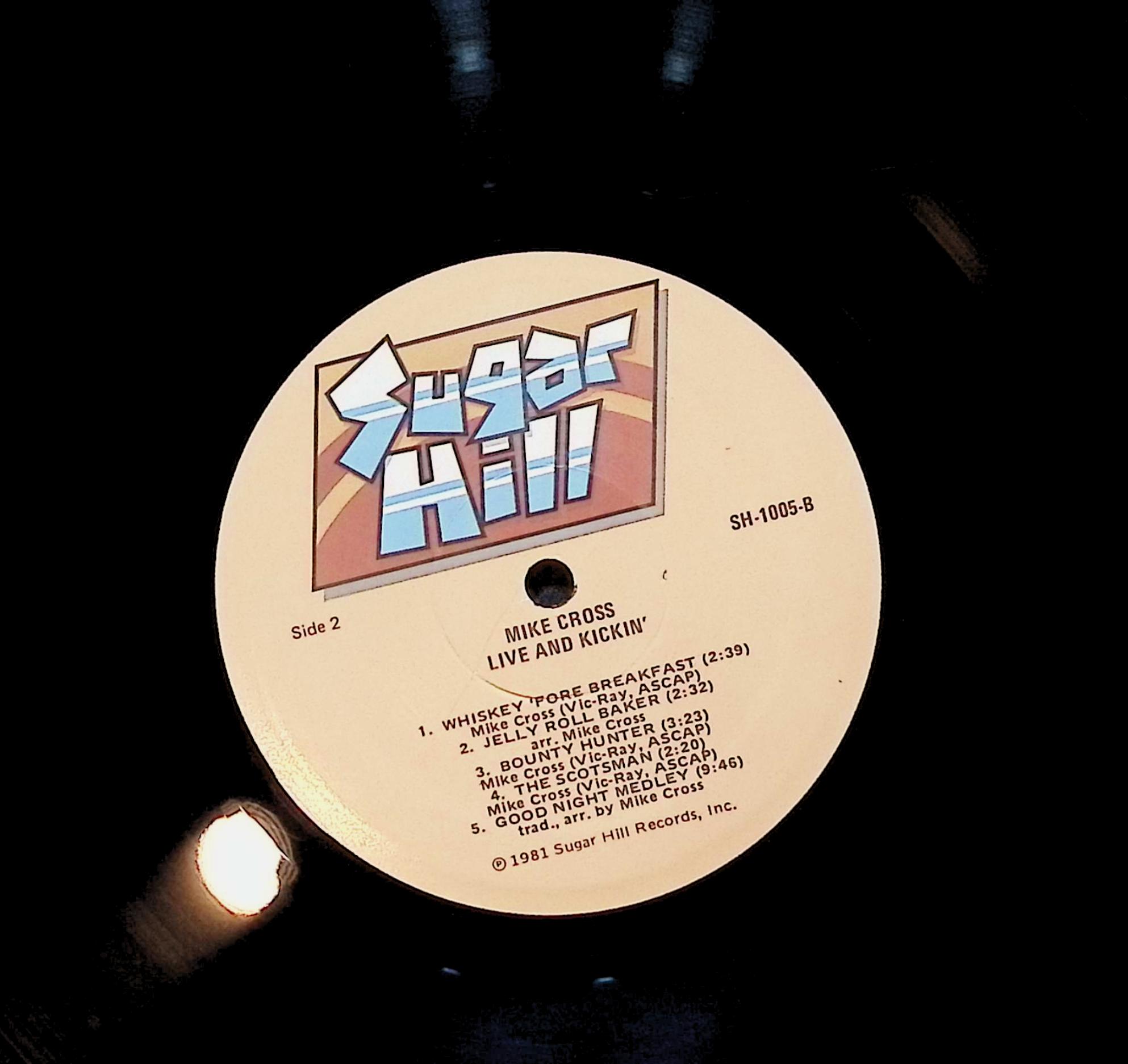 Mike Cross (4) Live & Kickin' 12" LP 1981 SH 1005 Folk, World, & Country — image 4