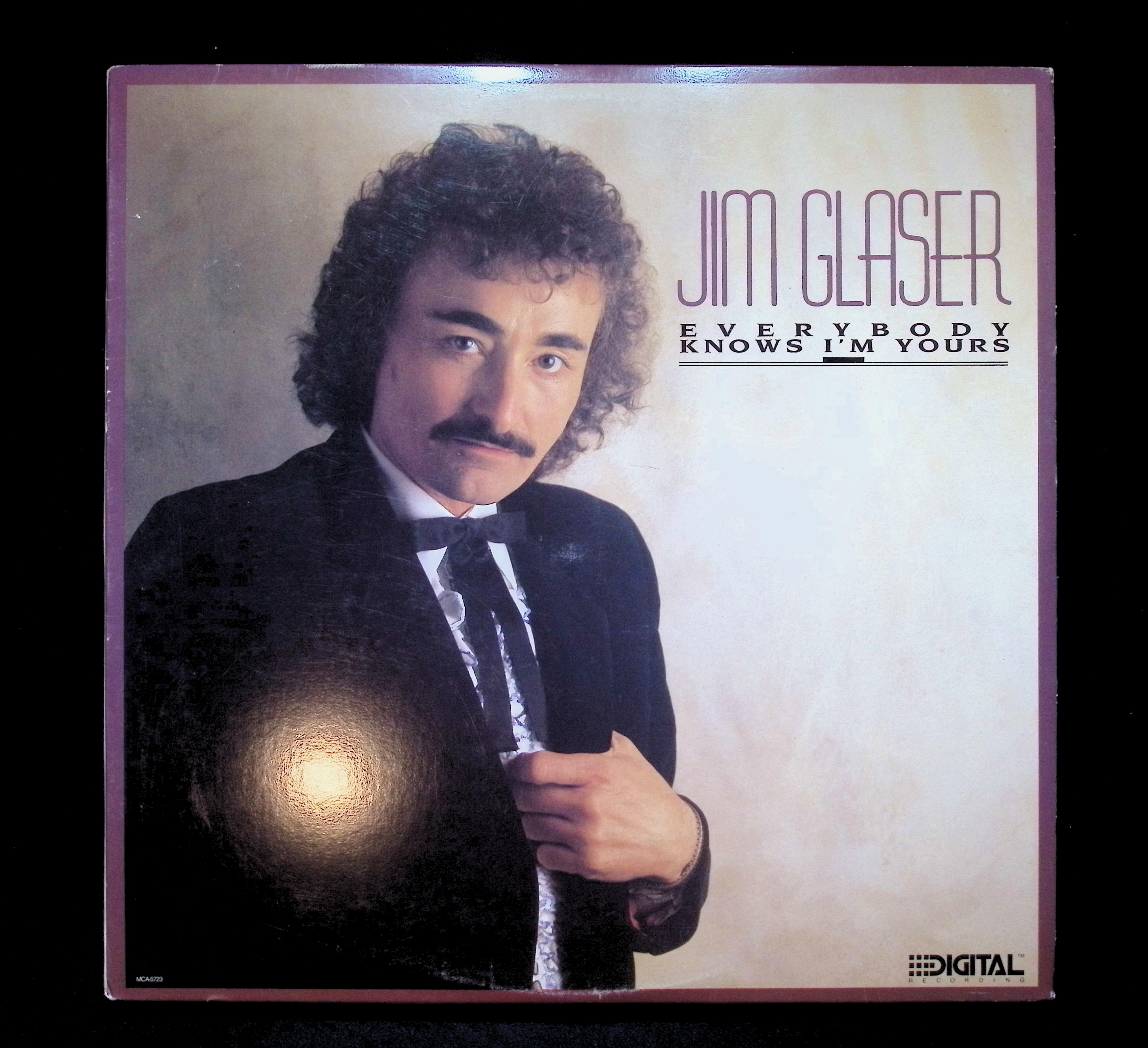 Jim Glaser Everybody Knows I'm Yours 12" LP 1986 MCA-5723 Pop