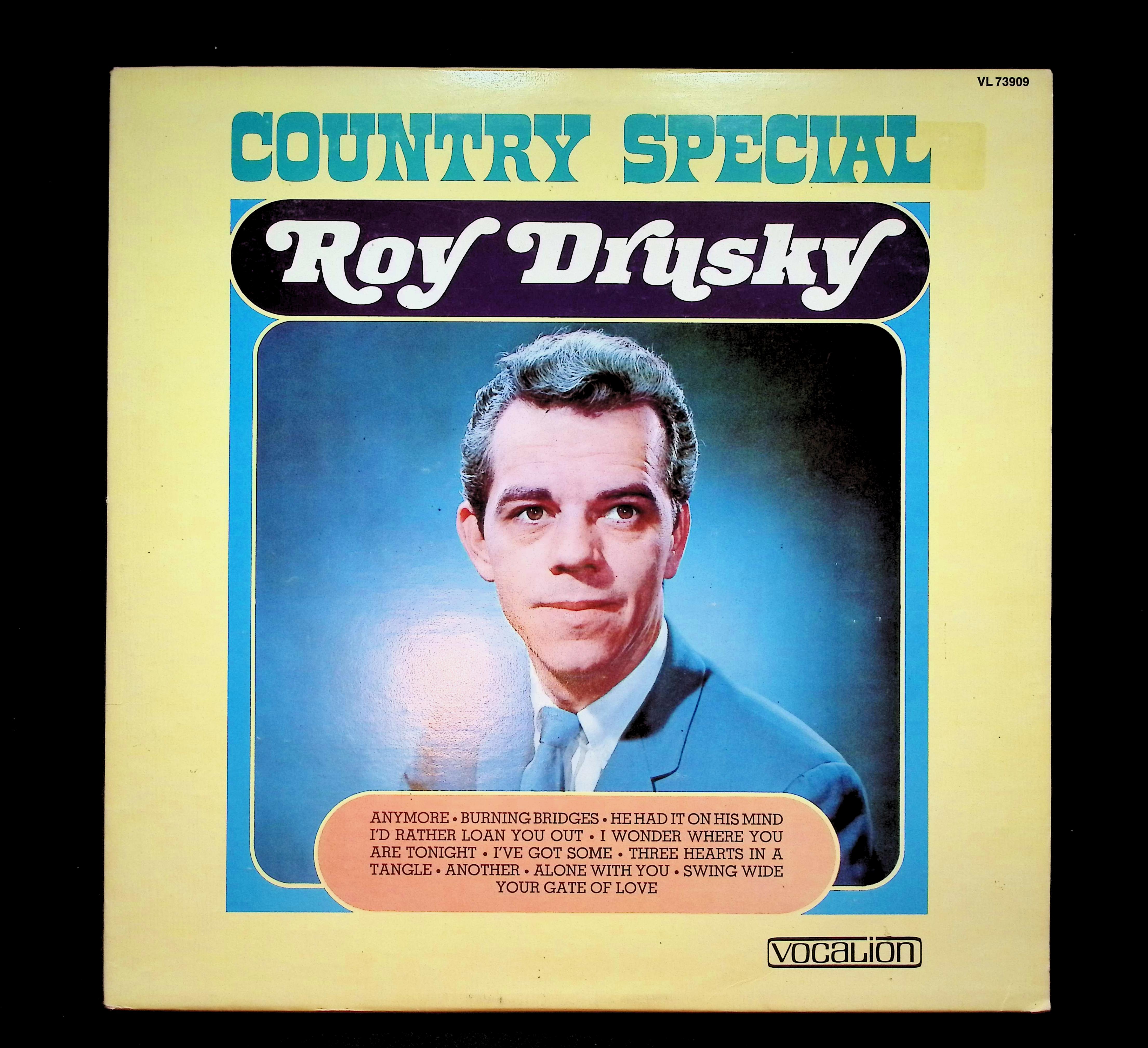 Roy Drusky Country Special 12" LP 1970 VL 73909 Folk, World, & Country