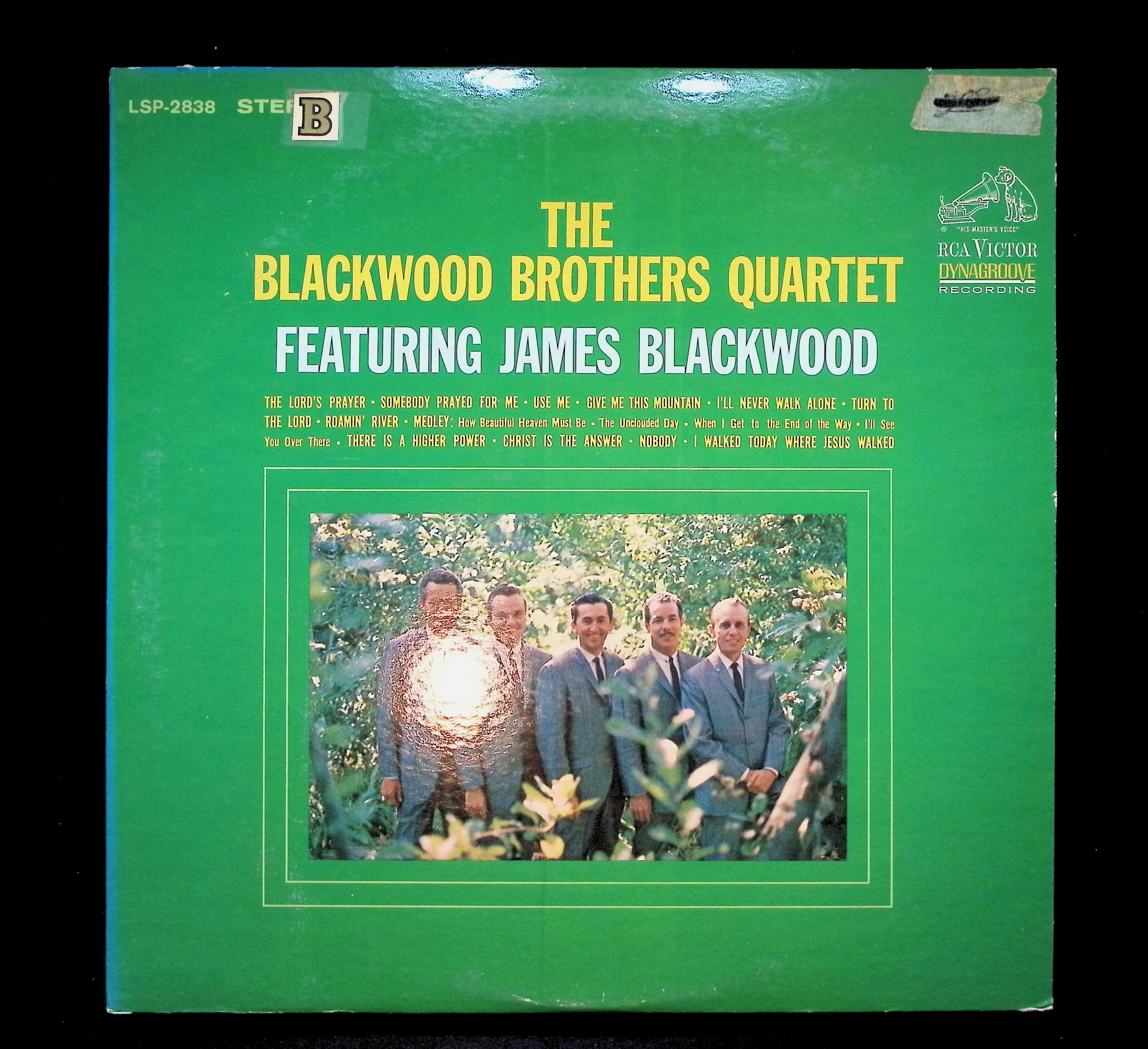 The Blackwood Brothers Quartet Featuring James Blackwood 12" LP 1964 LSP-2838 Folk, World, & Country