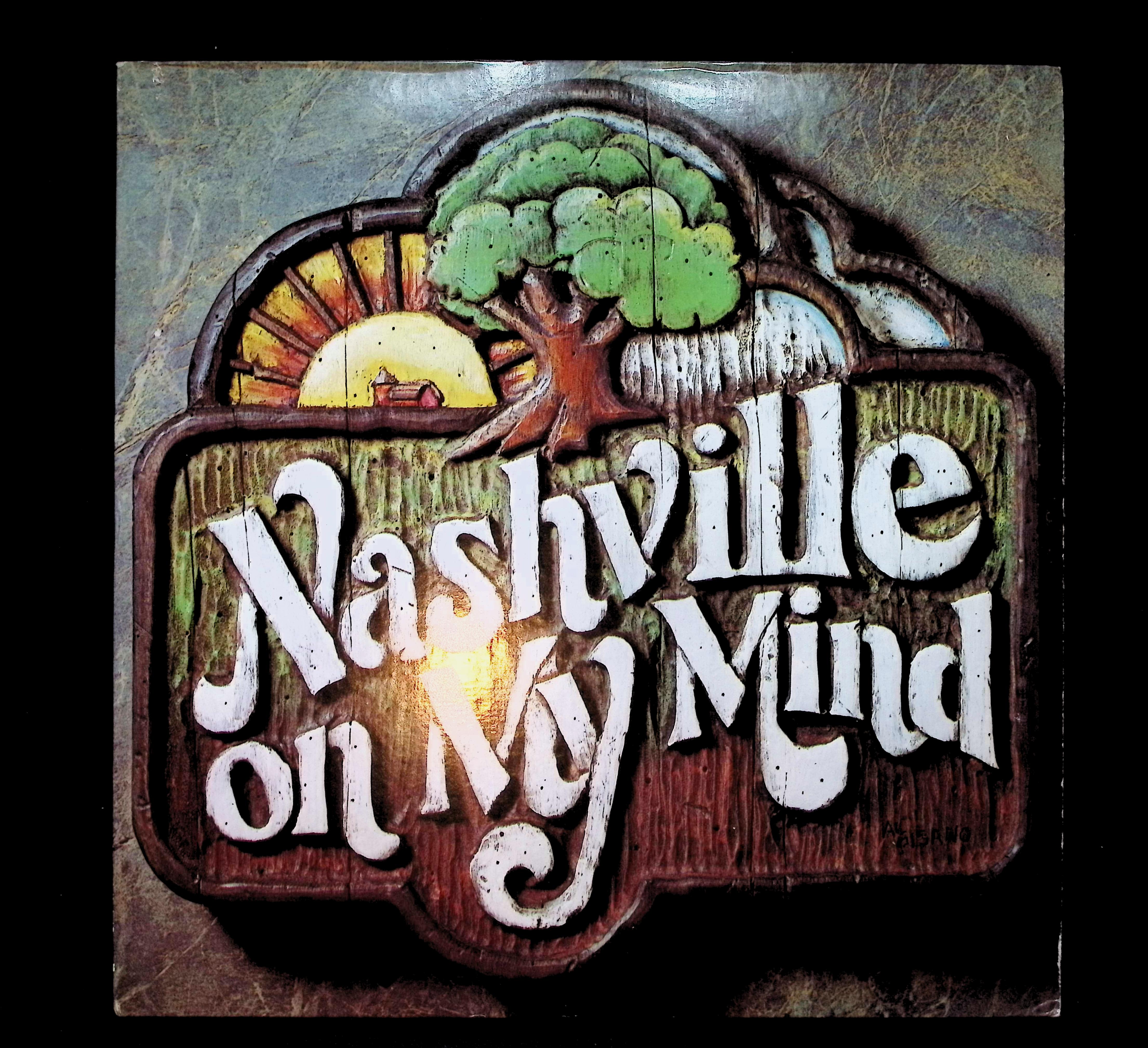 Various Nashville On My Mind 12" LP 1975 1P 6373 Folk, World, & Country