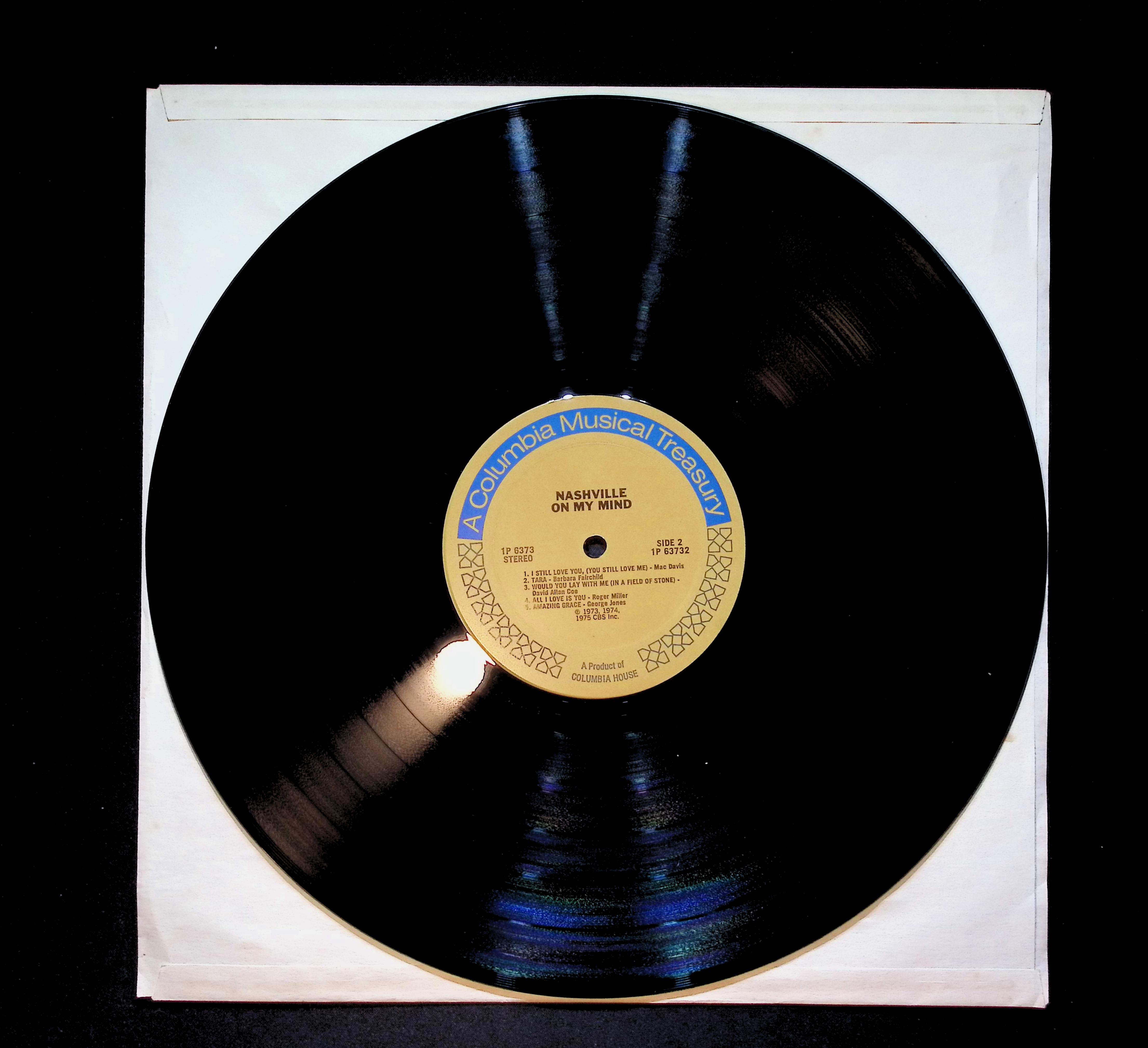 Various Nashville On My Mind 12" LP 1975 1P 6373 Folk, World, & Country — image 3