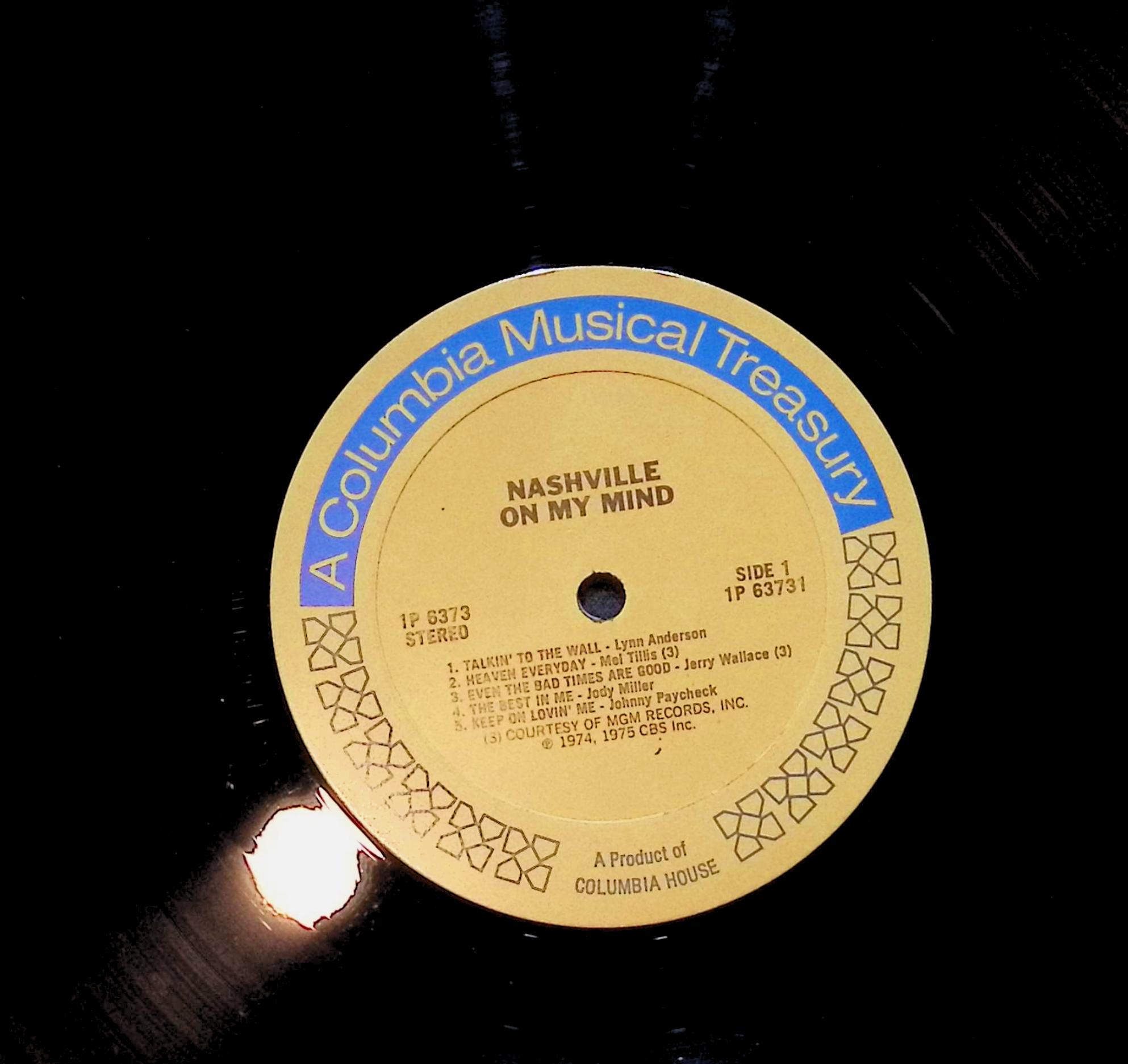 Various Nashville On My Mind 12" LP 1975 1P 6373 Folk, World, & Country — image 4