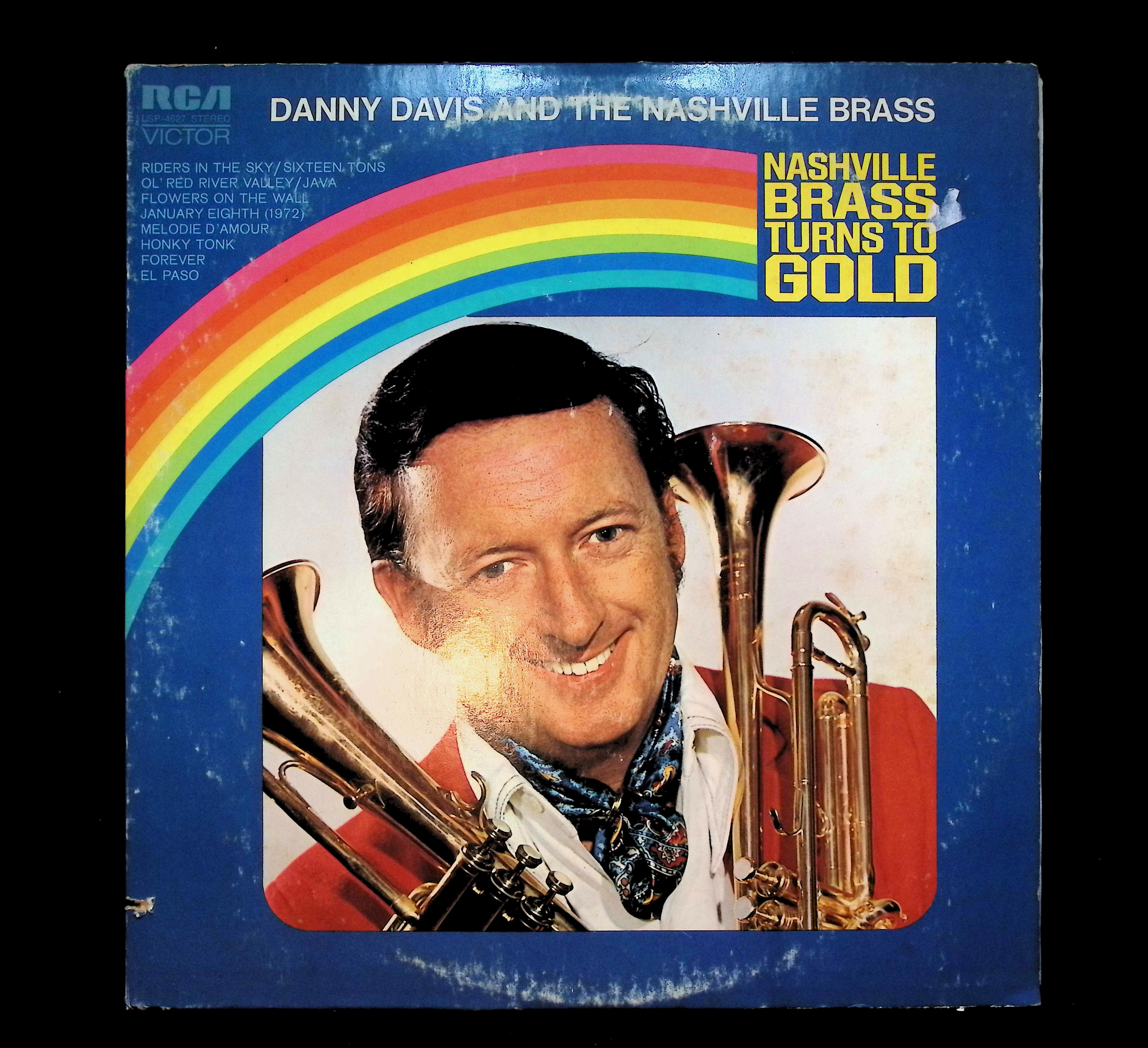 Danny Davis & The Nashville Brass Nashville Brass Turns To Gold 12" LP 1972 LSP-4627 Jazz