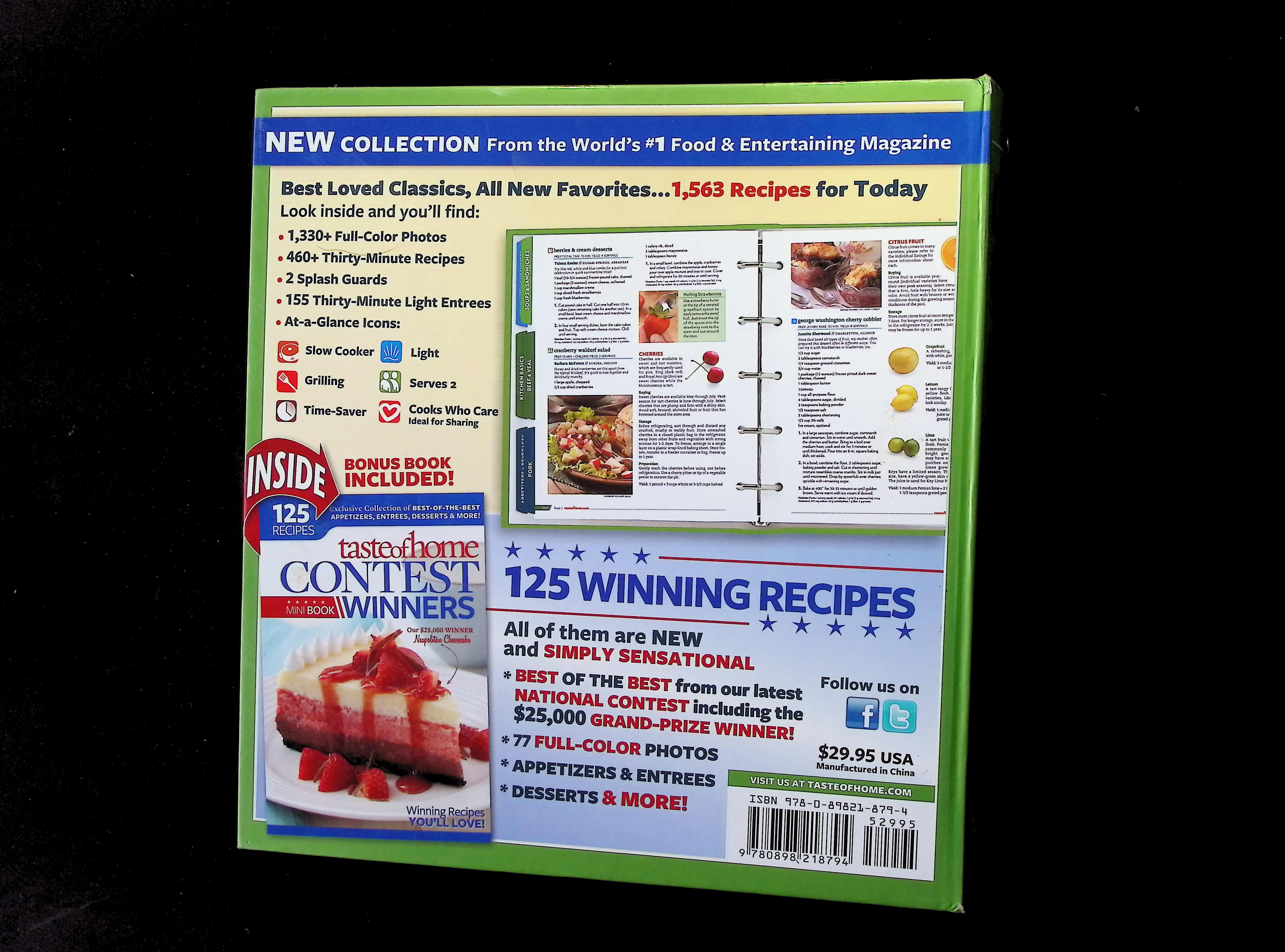 Taste of Home Cookbook, All NEW 3rd Edition with Contest Winners BonusBook — image 2