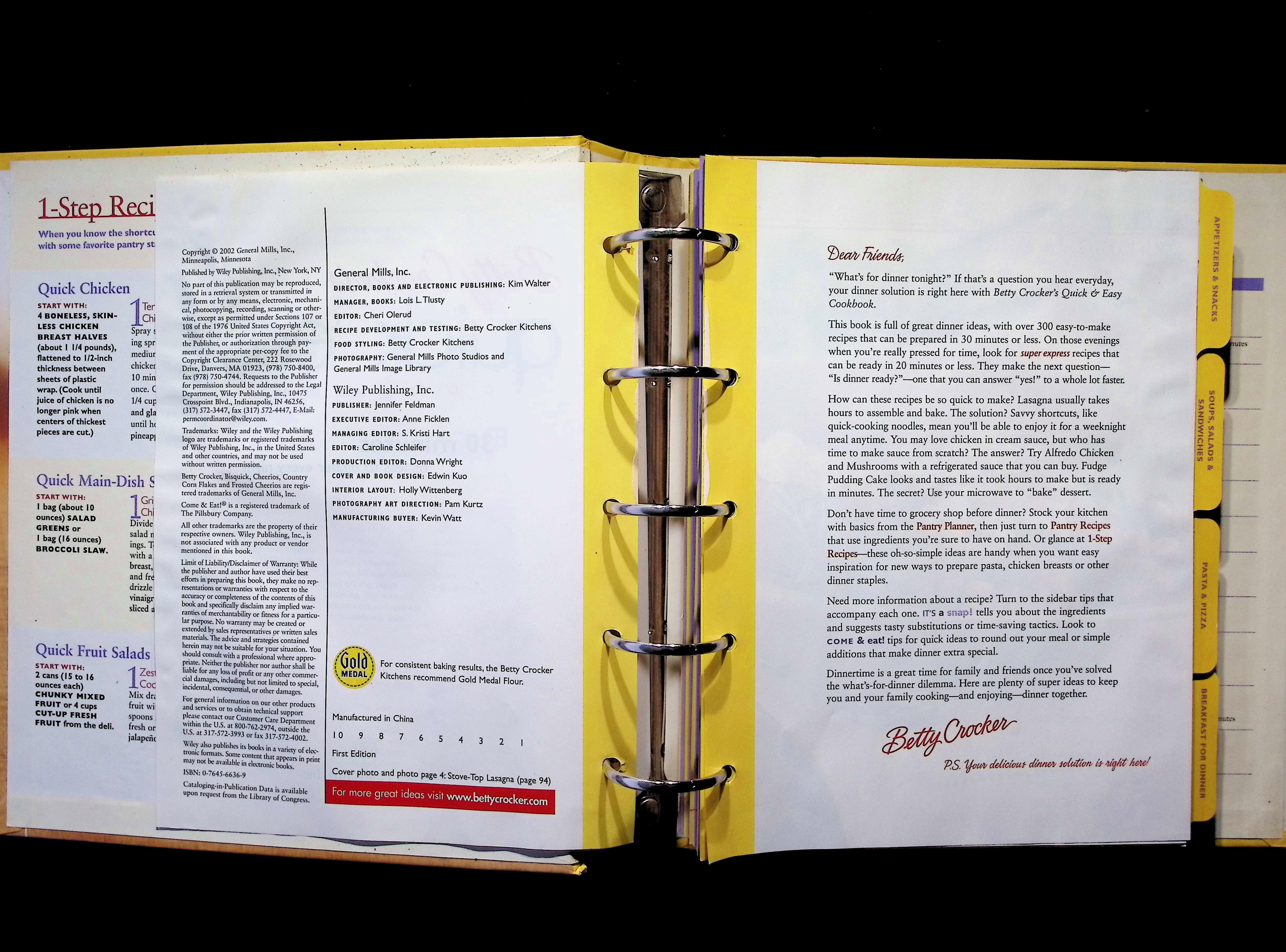 Betty Crocker's Quick and Easy Cookbook — image 3