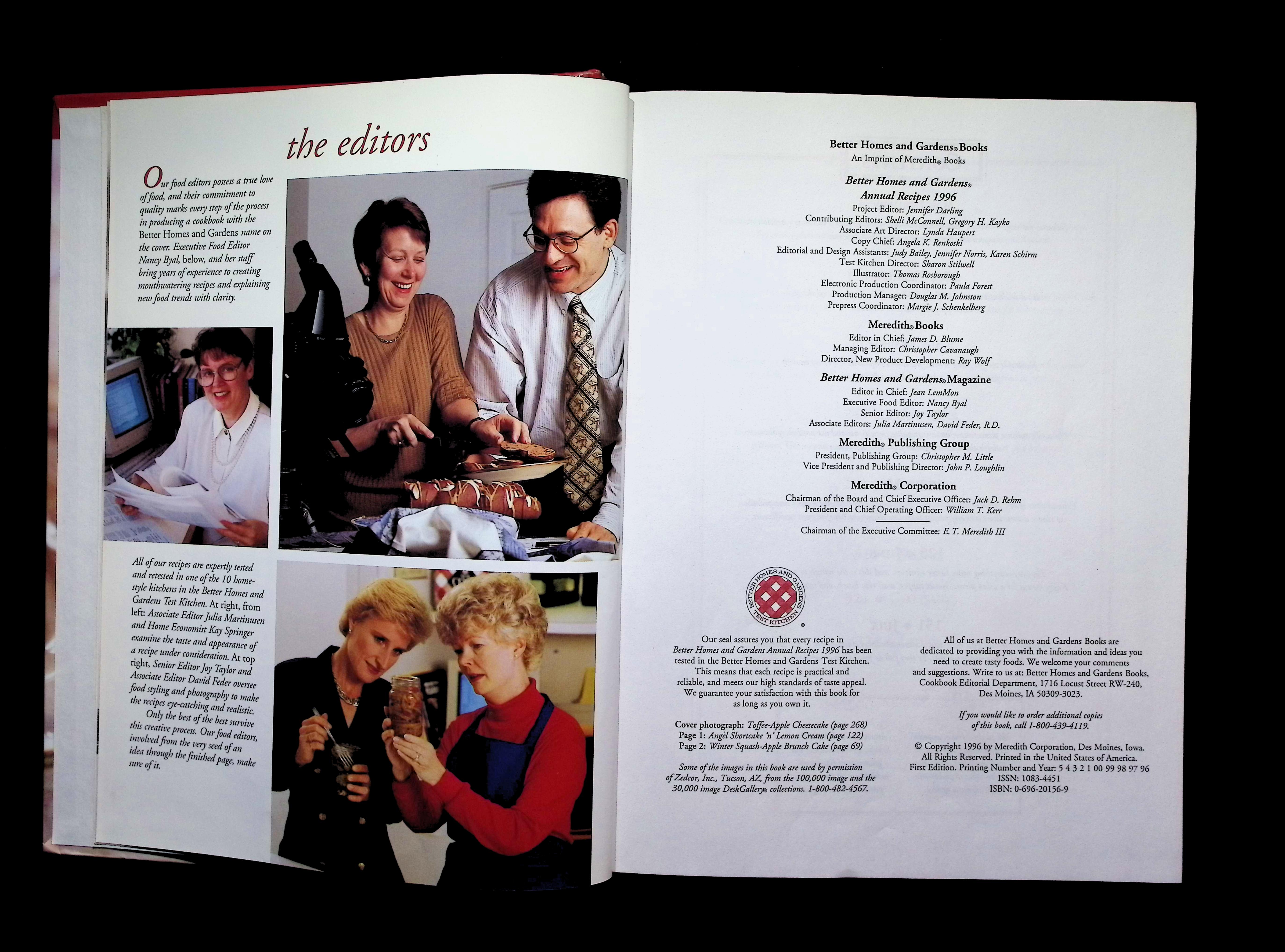 Better Homes and Gardens Annual Recipes 1996 — image 3
