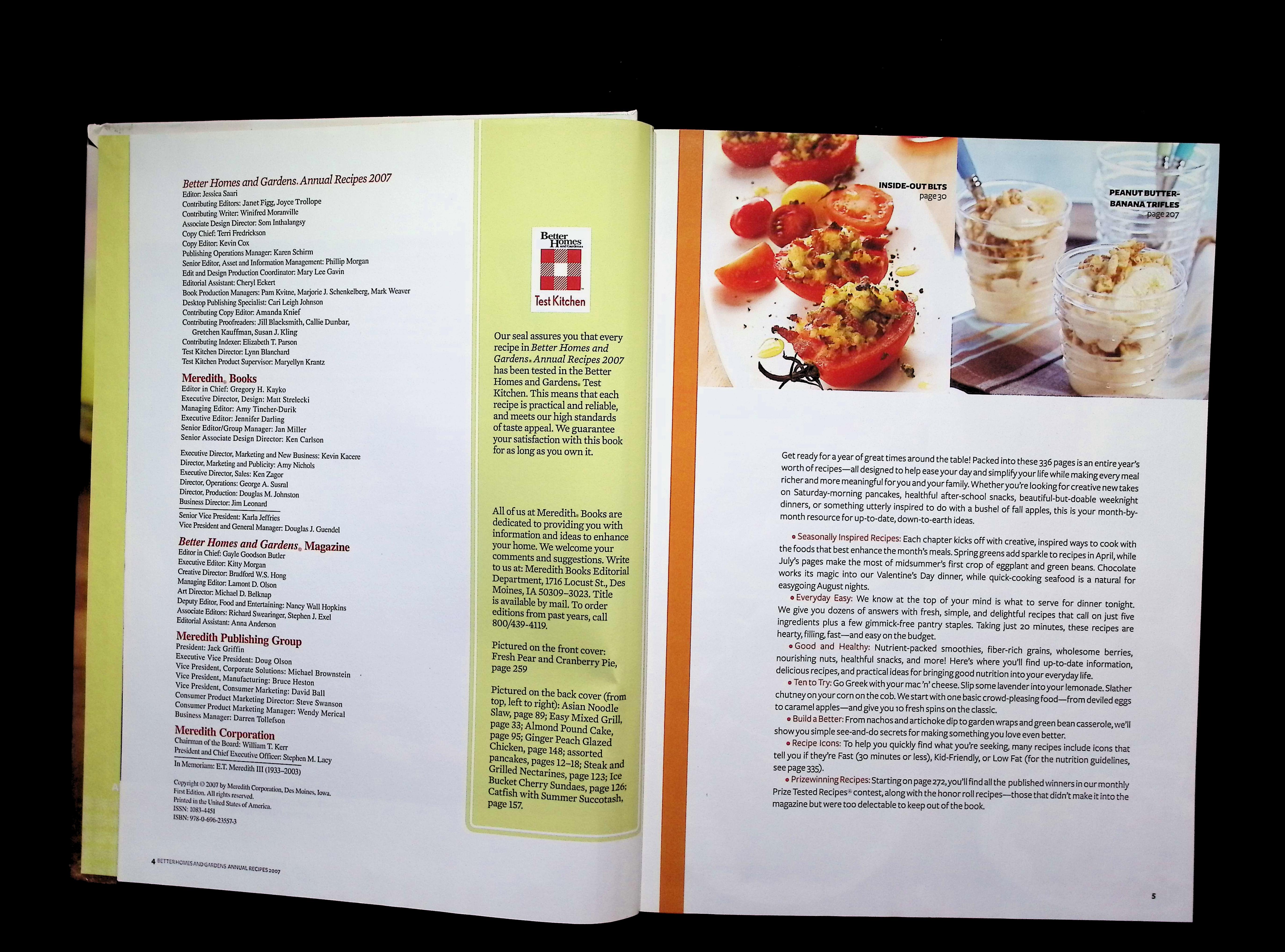 Better Homes and Gardens Annual Recipes 2007 — image 3