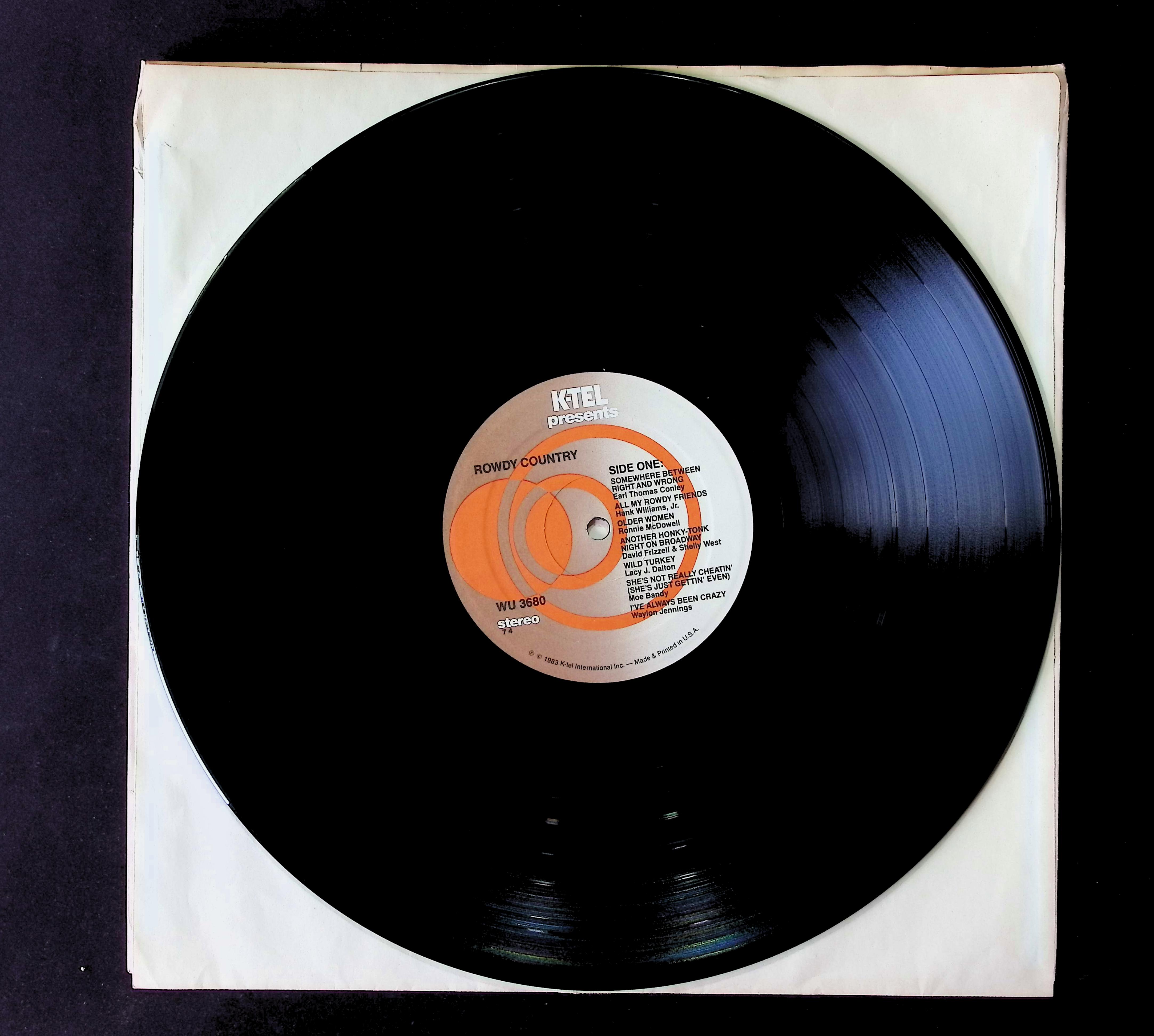 Various Rowdy Country 12" LP 1983 WU 3680 Folk, World, & Country — image 5