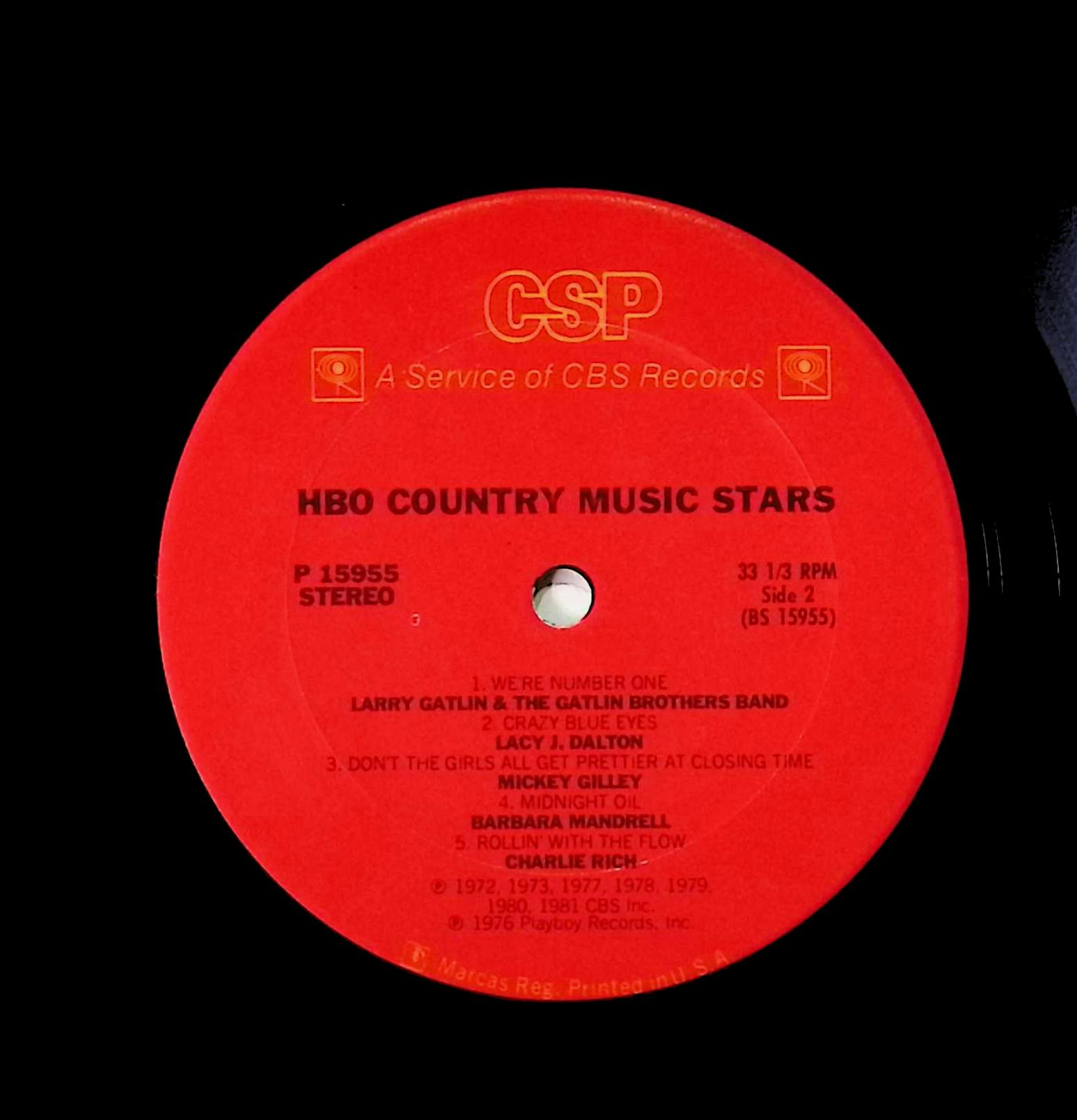 Various HBO Country Music Stars 12" LP 1981 P 15955 Folk, World, & Country — image 2