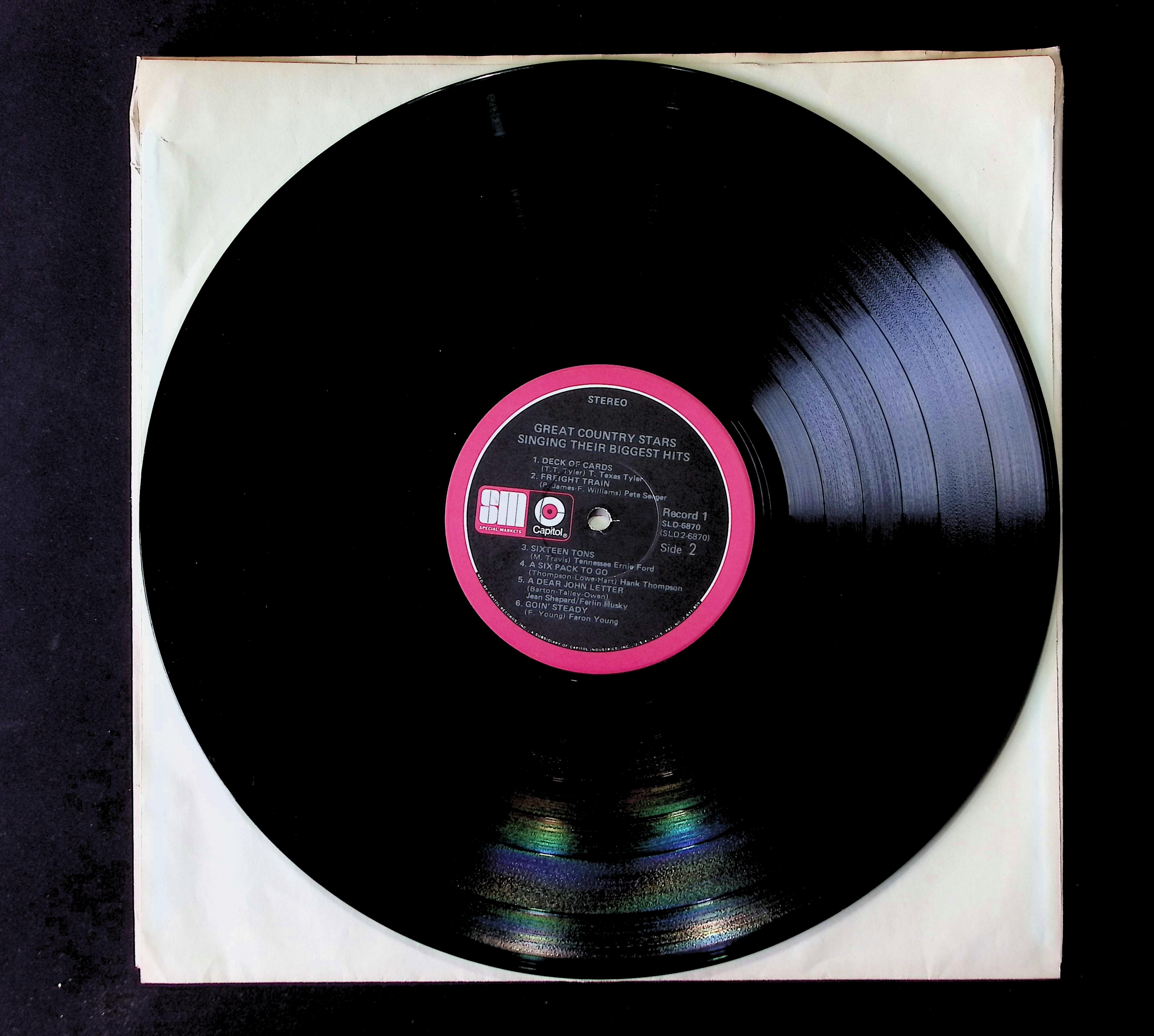 Various Great Country Stars Singing Their Biggest Hits 12" LP 1973 SLD 6870 Folk, World, & Country — image 5