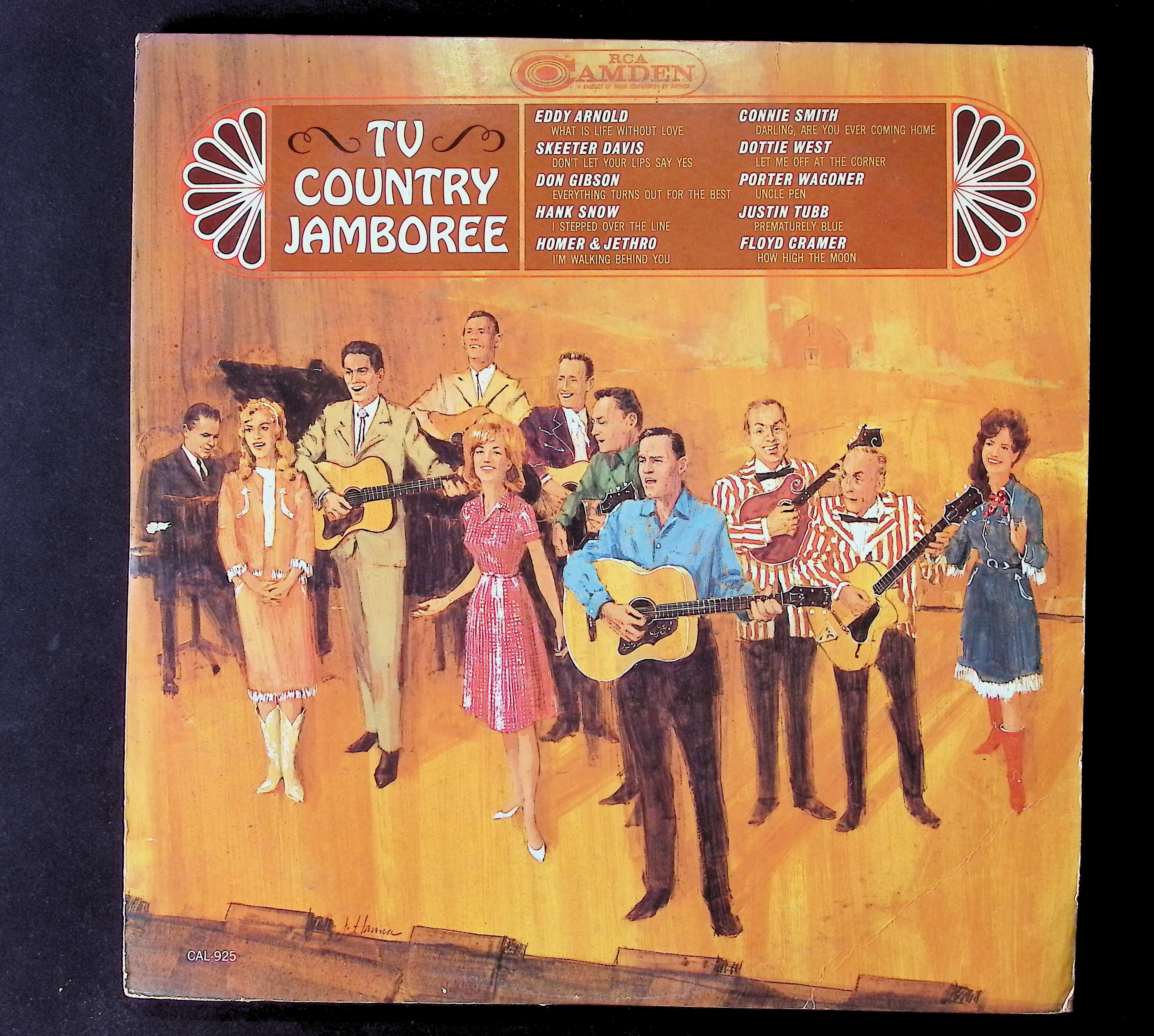 Various TV Country Jamboree 12" LP 1965 CAL 925 Folk, World, & Country