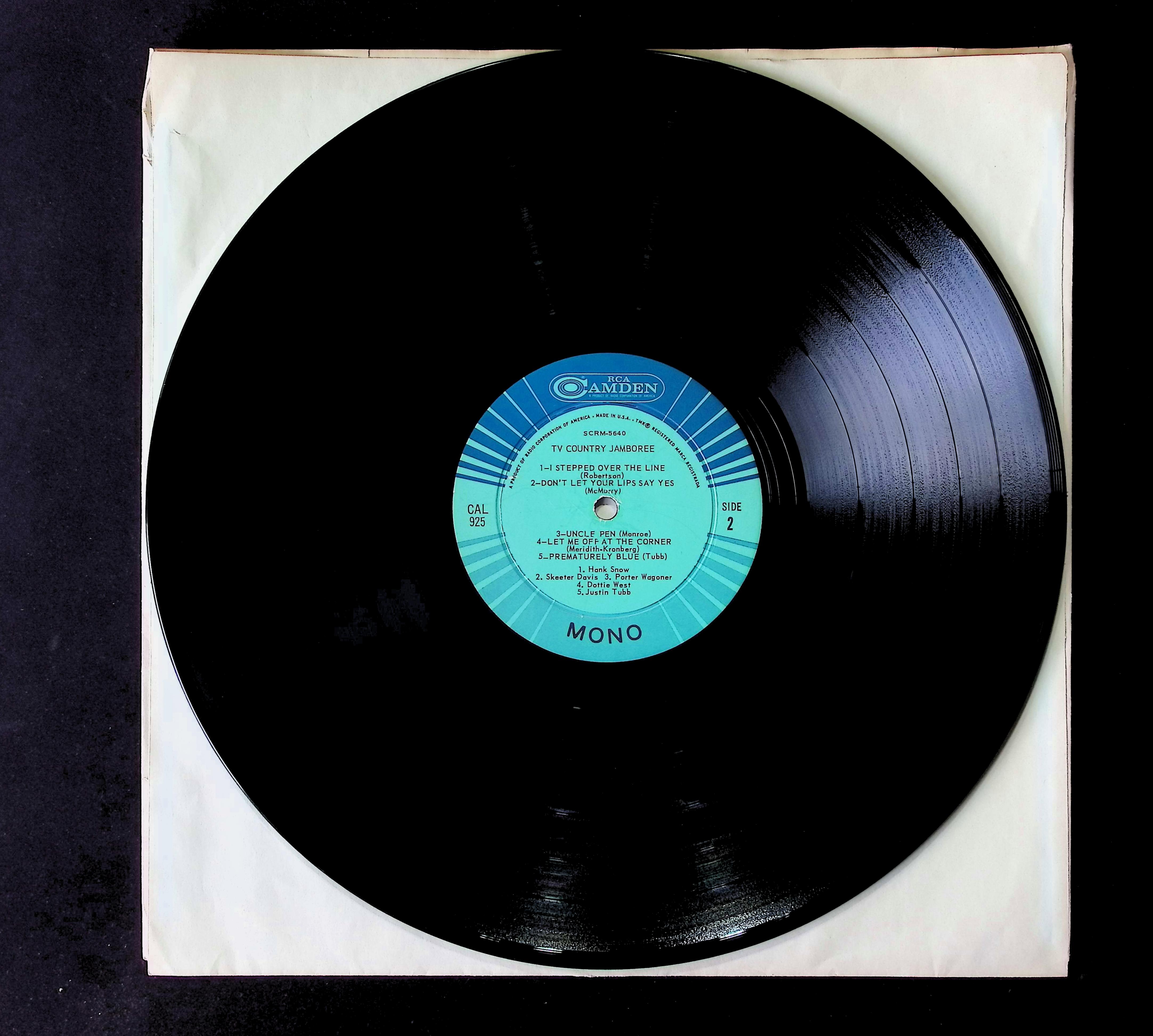 Various TV Country Jamboree 12" LP 1965 CAL 925 Folk, World, & Country — image 3