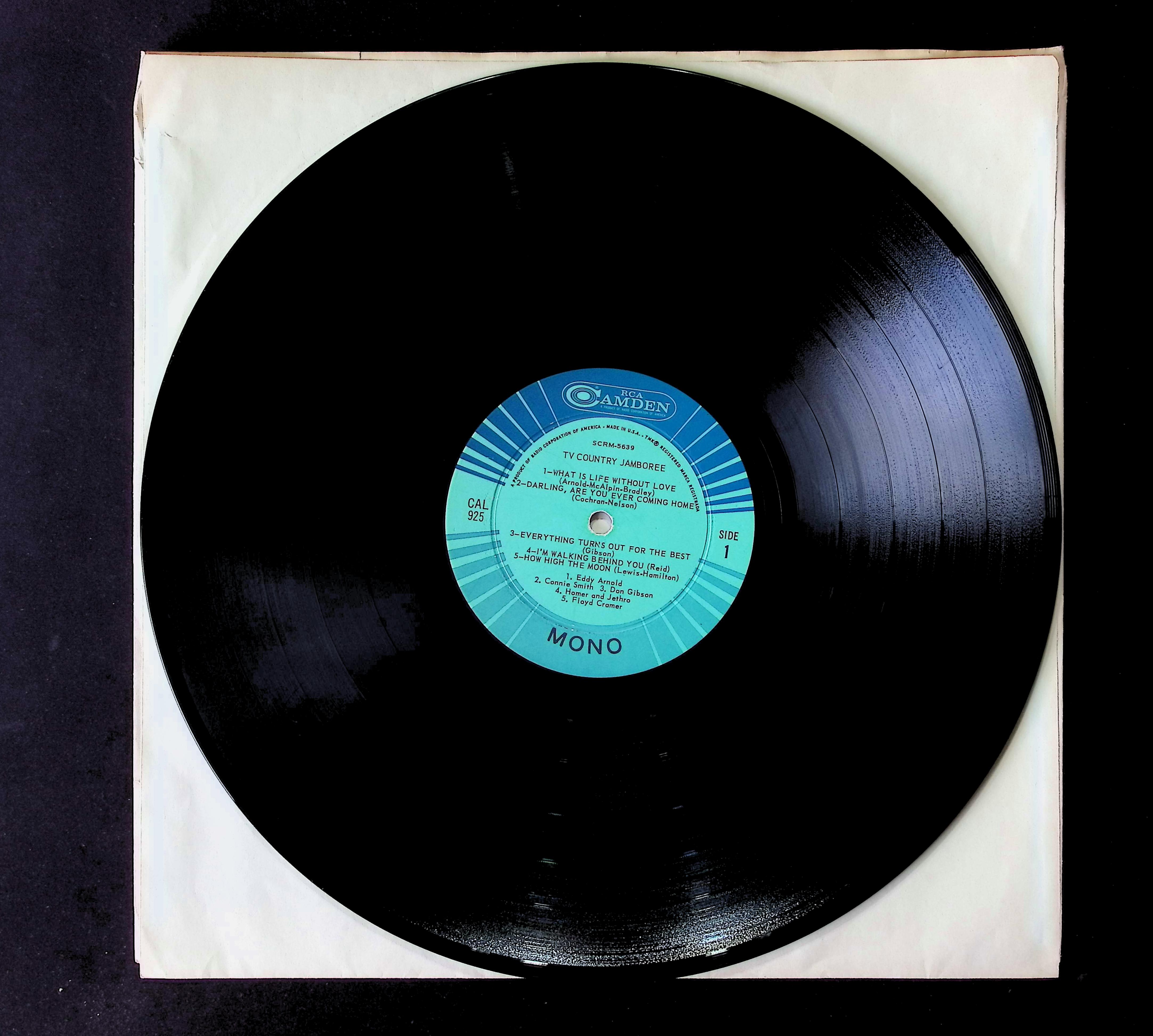 Various TV Country Jamboree 12" LP 1965 CAL 925 Folk, World, & Country — image 5
