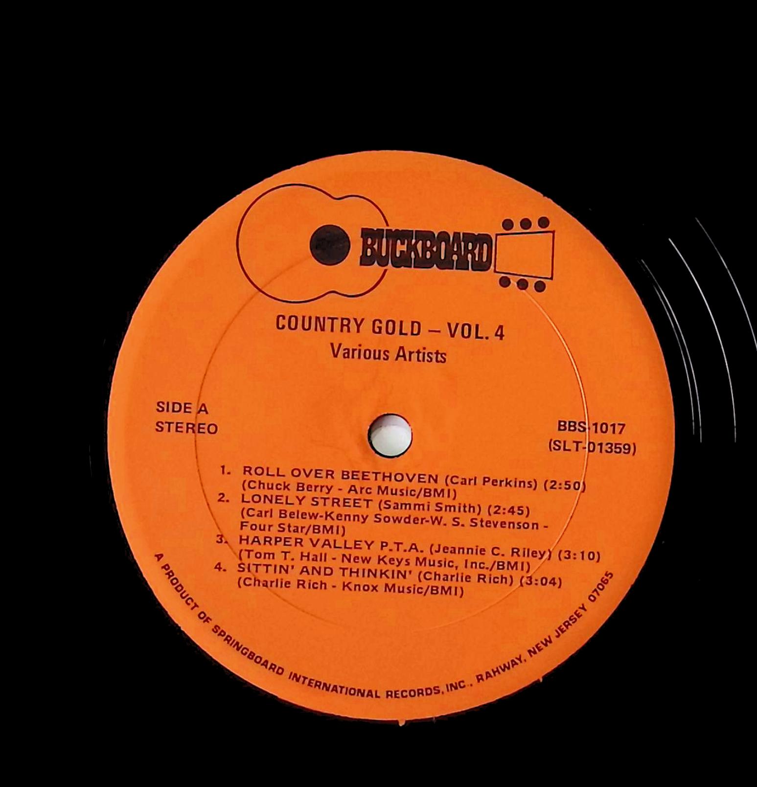Various Country Gold Vol.4 12" LP 0 BBS-1017 Folk, World, & Country — image 4
