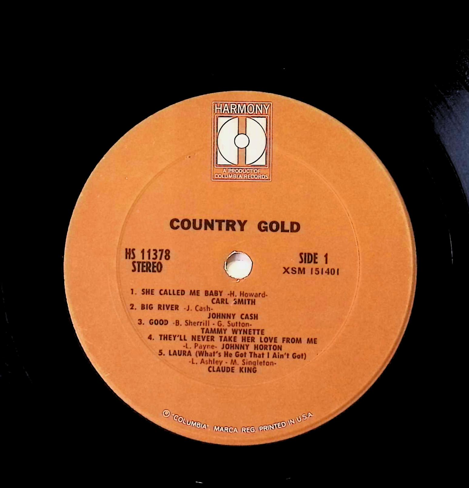 Various Country Gold 12" LP 0 Harmony (4) HS 11378 Folk, World, & Country — image 2