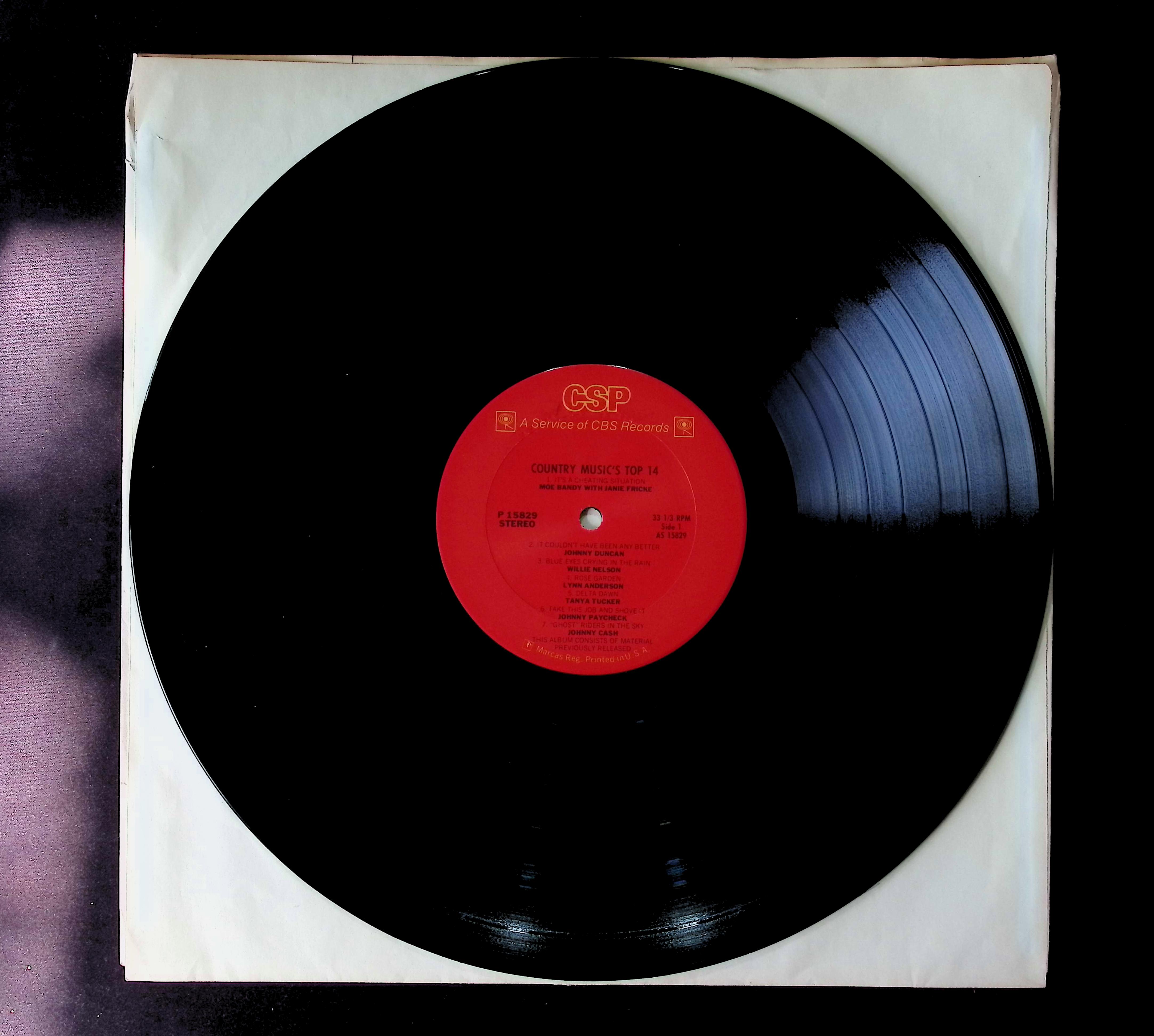 Various Country Music's Top 14 12" LP 1981 P 15829 Folk, World, & Country — image 5