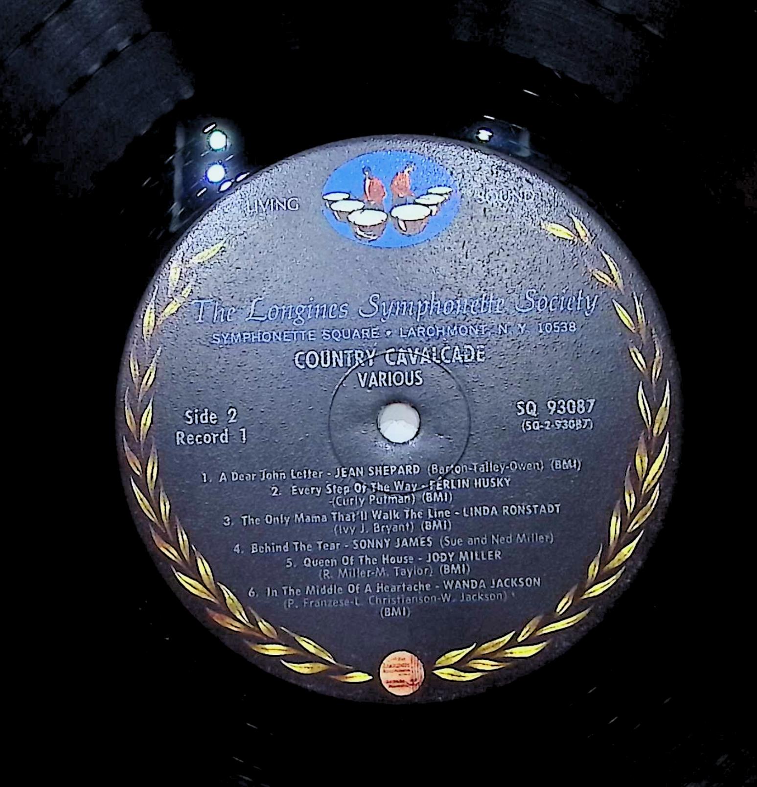 Various Country Cavalcade 12" LP Unknown Era SQ 93087 Folk, World, & Country — image 2