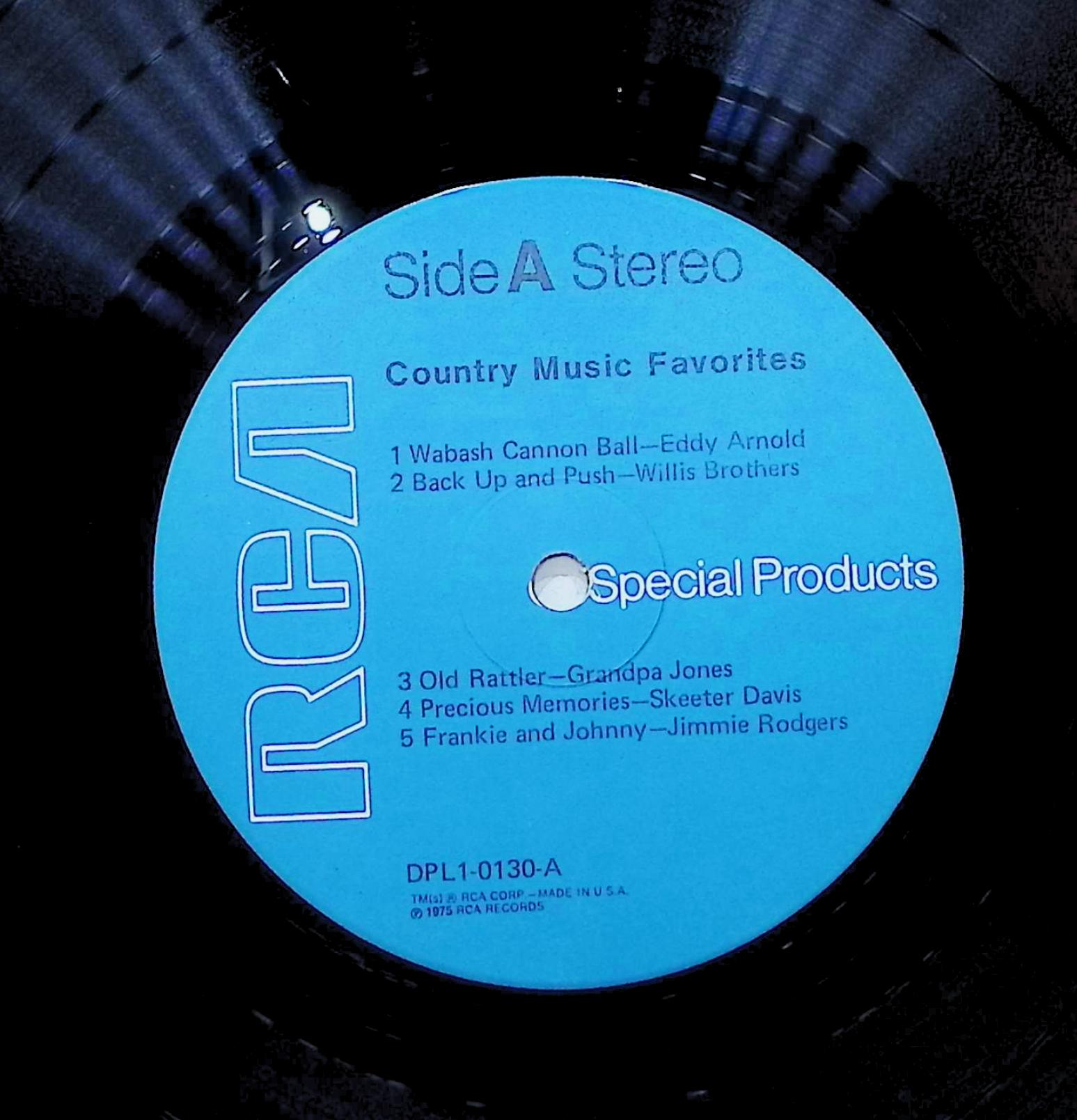 Various Country Music Favorites 12" LP 1975 DPL1-0130(e) Folk, World, & Country — image 2