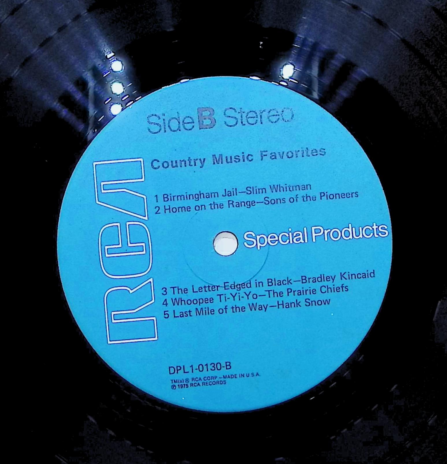 Various Country Music Favorites 12" LP 1975 DPL1-0130(e) Folk, World, & Country — image 4
