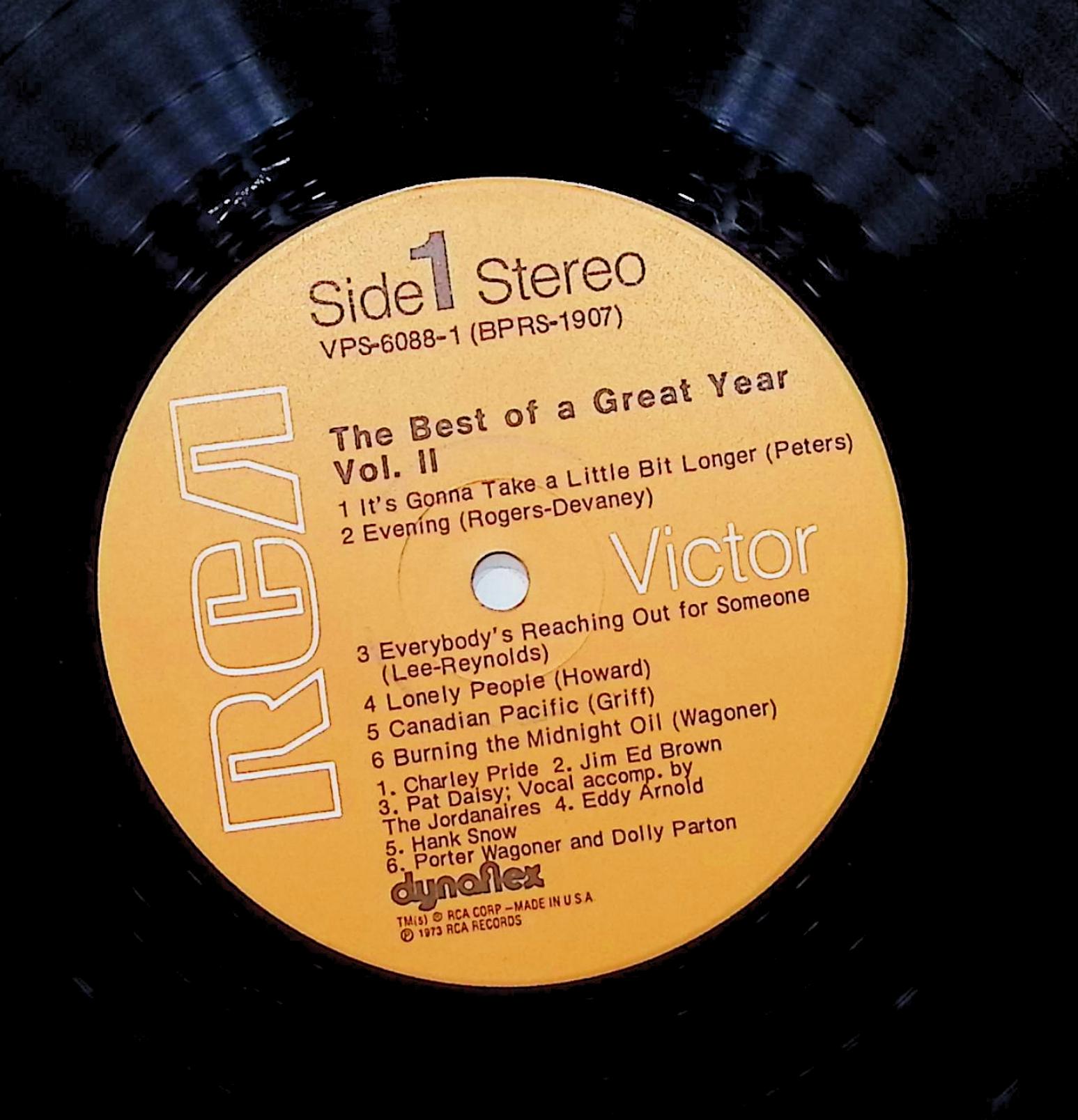 Various The Best Of A Great Year Vol. II 12" LP 1973 VPS-6088 Folk, World, & Country — image 2